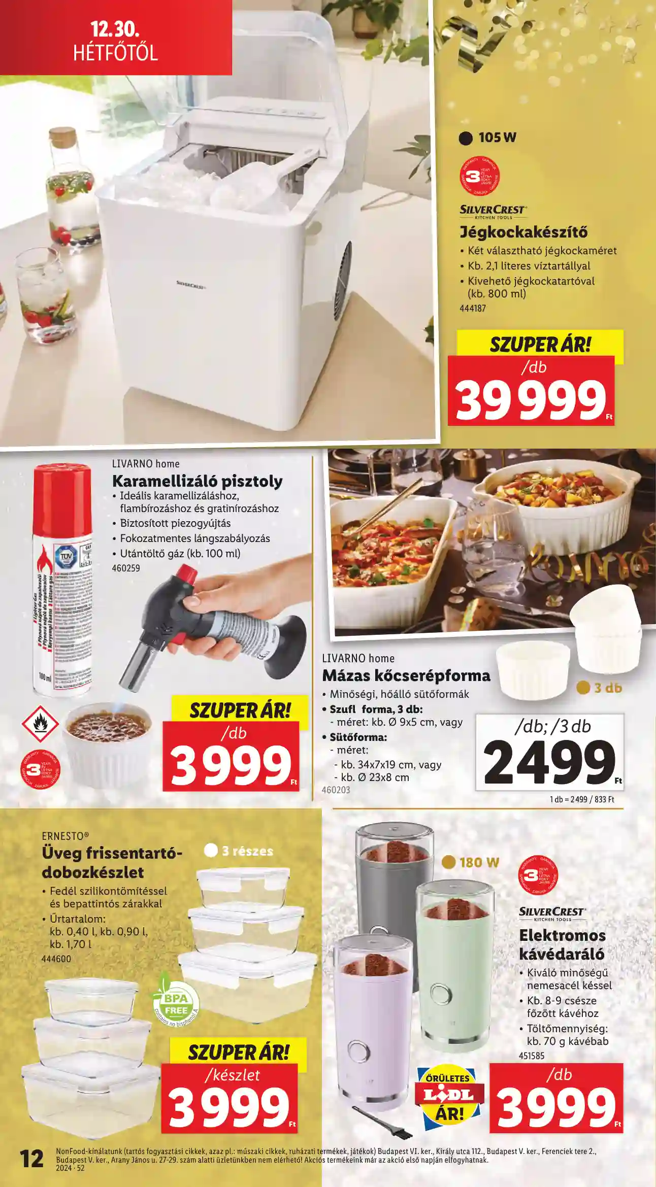 Lidl akciós újság 52. hét (Érvényes 12.27-től) (4 oldal)
