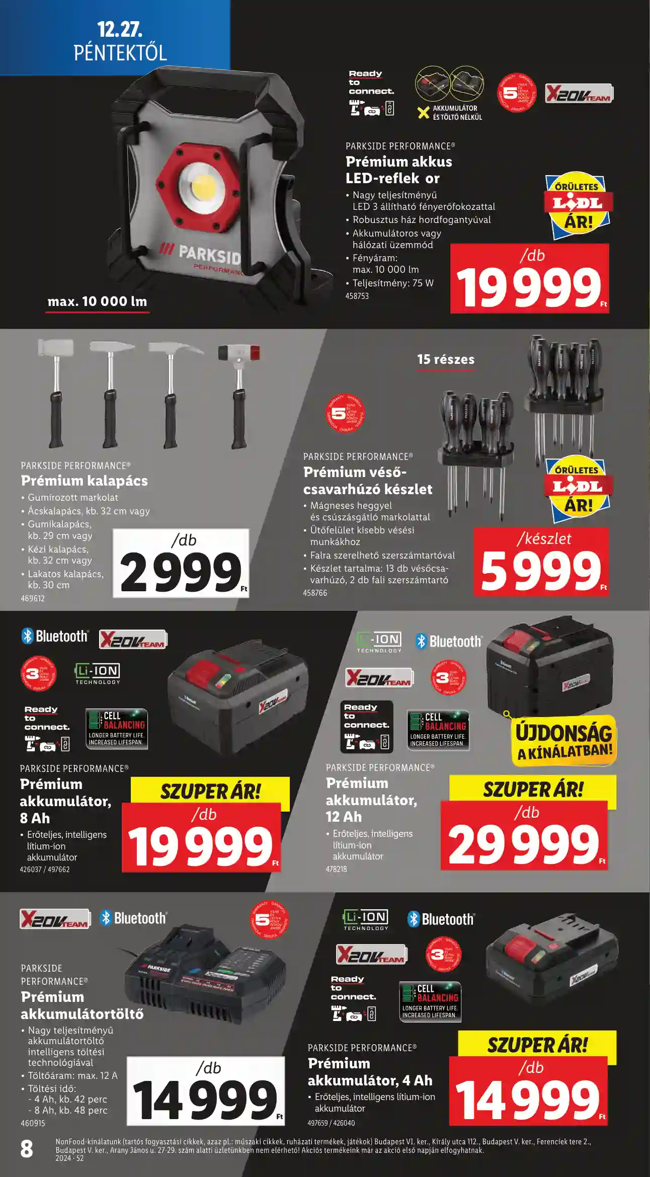 Lidl akciós újság 52. hét (Érvényes 12.27-től) (15 oldal)