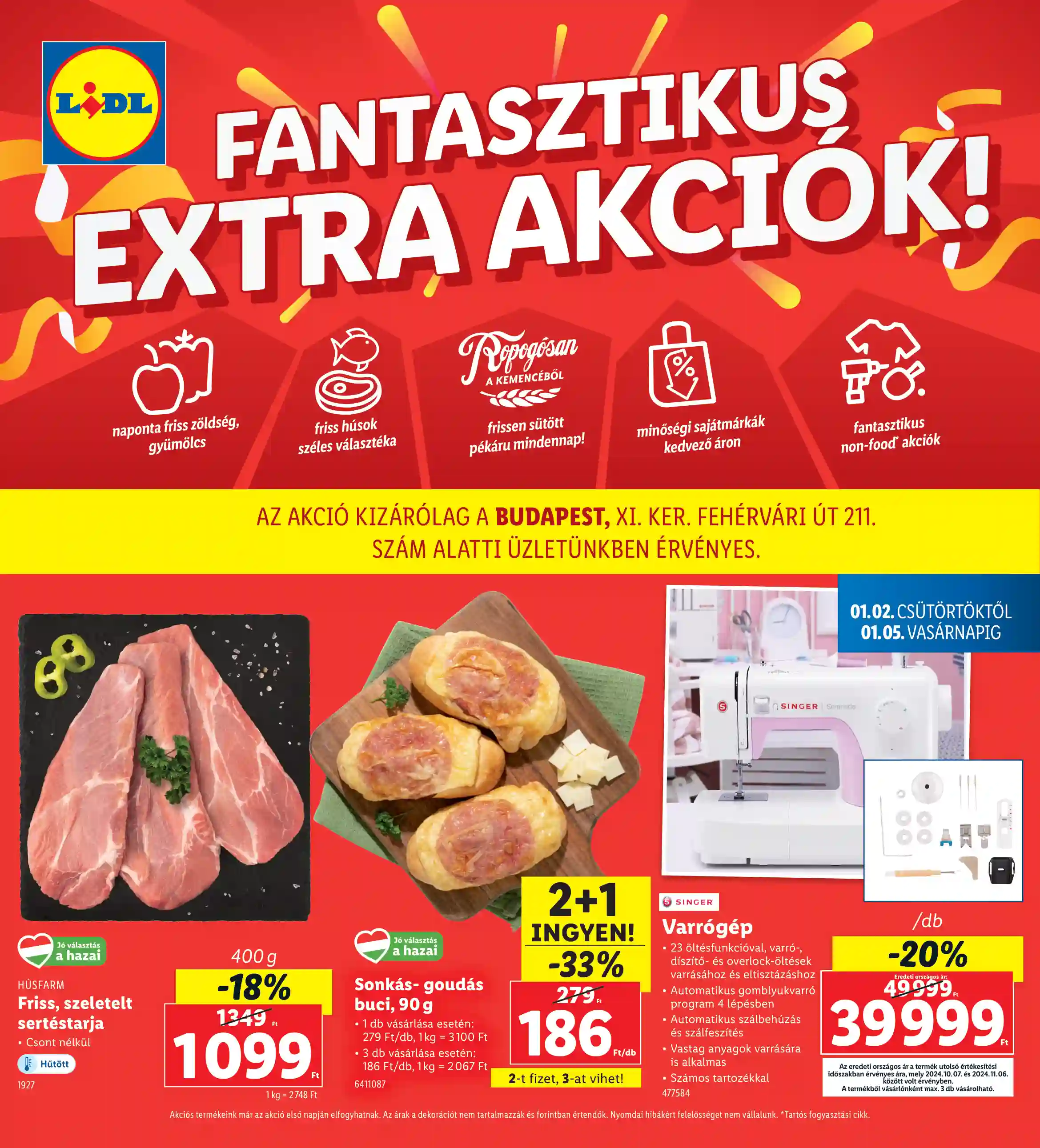 LIDL Regionális akciók 1.hét