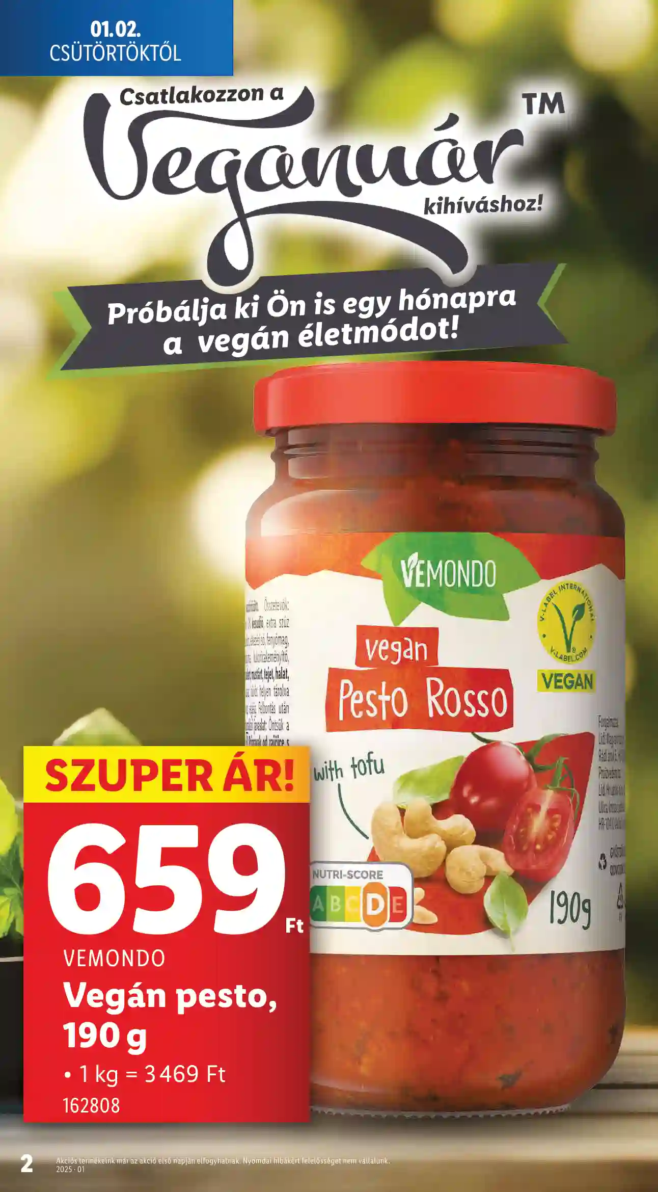 Lidl akciós újság 1. hét (Érvényes 01.02-től) (2 oldal)