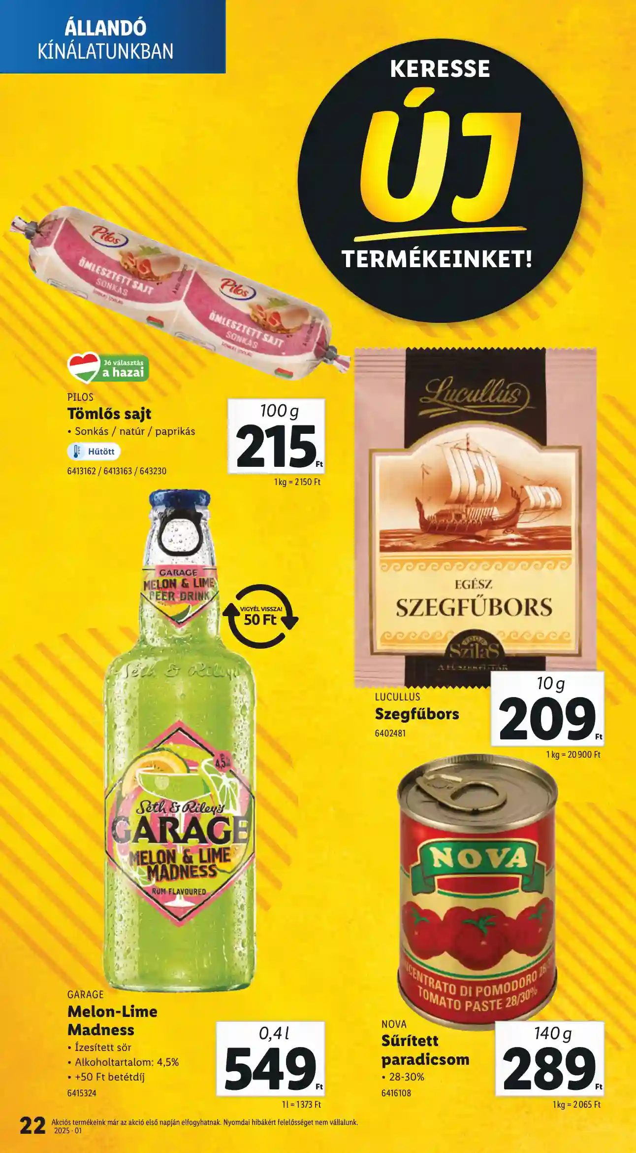 Lidl akciós újság 1. hét (Érvényes 01.02-től) (15 oldal)