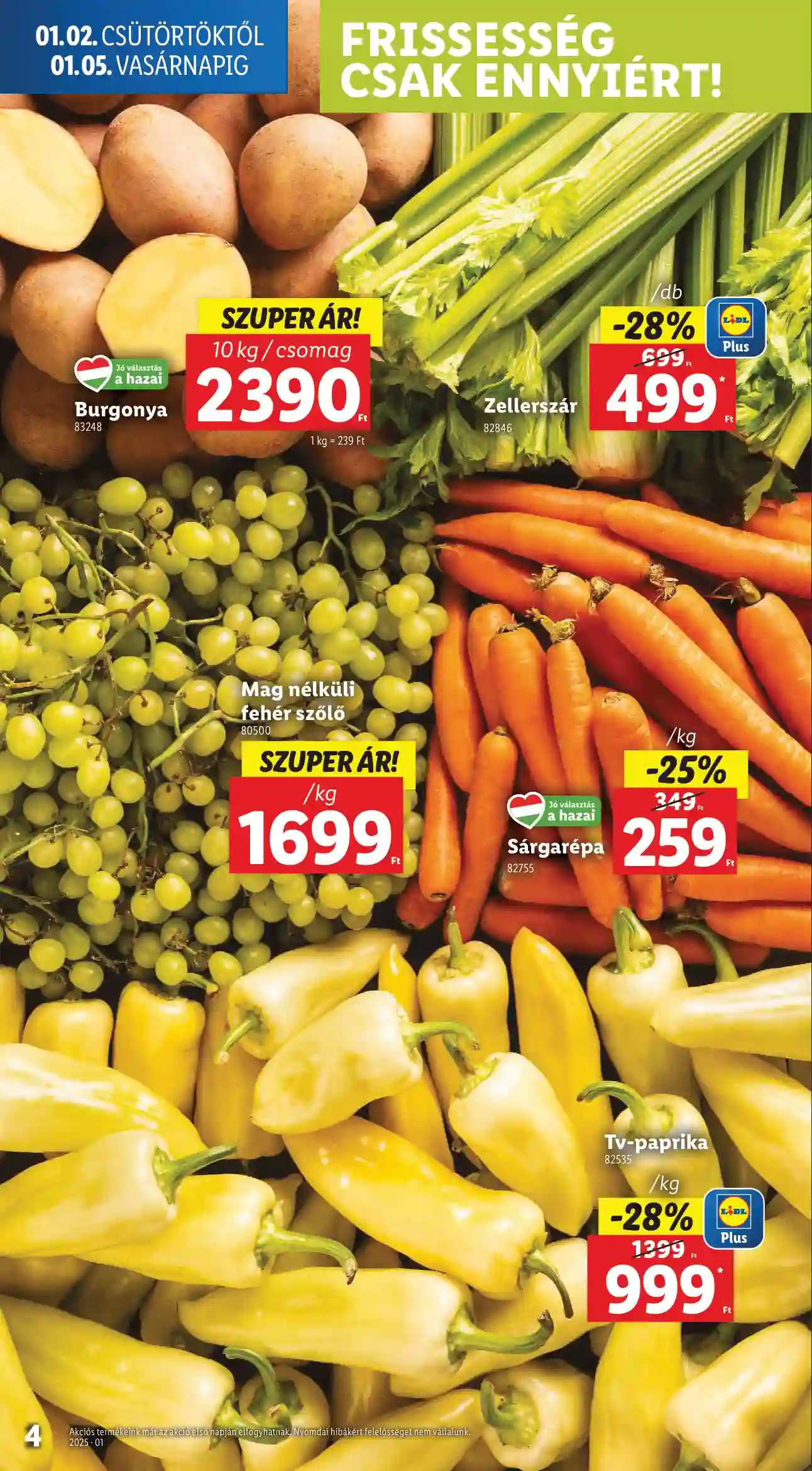 Lidl akciós újság 1. hét (Érvényes 01.02-től) (24 oldal)