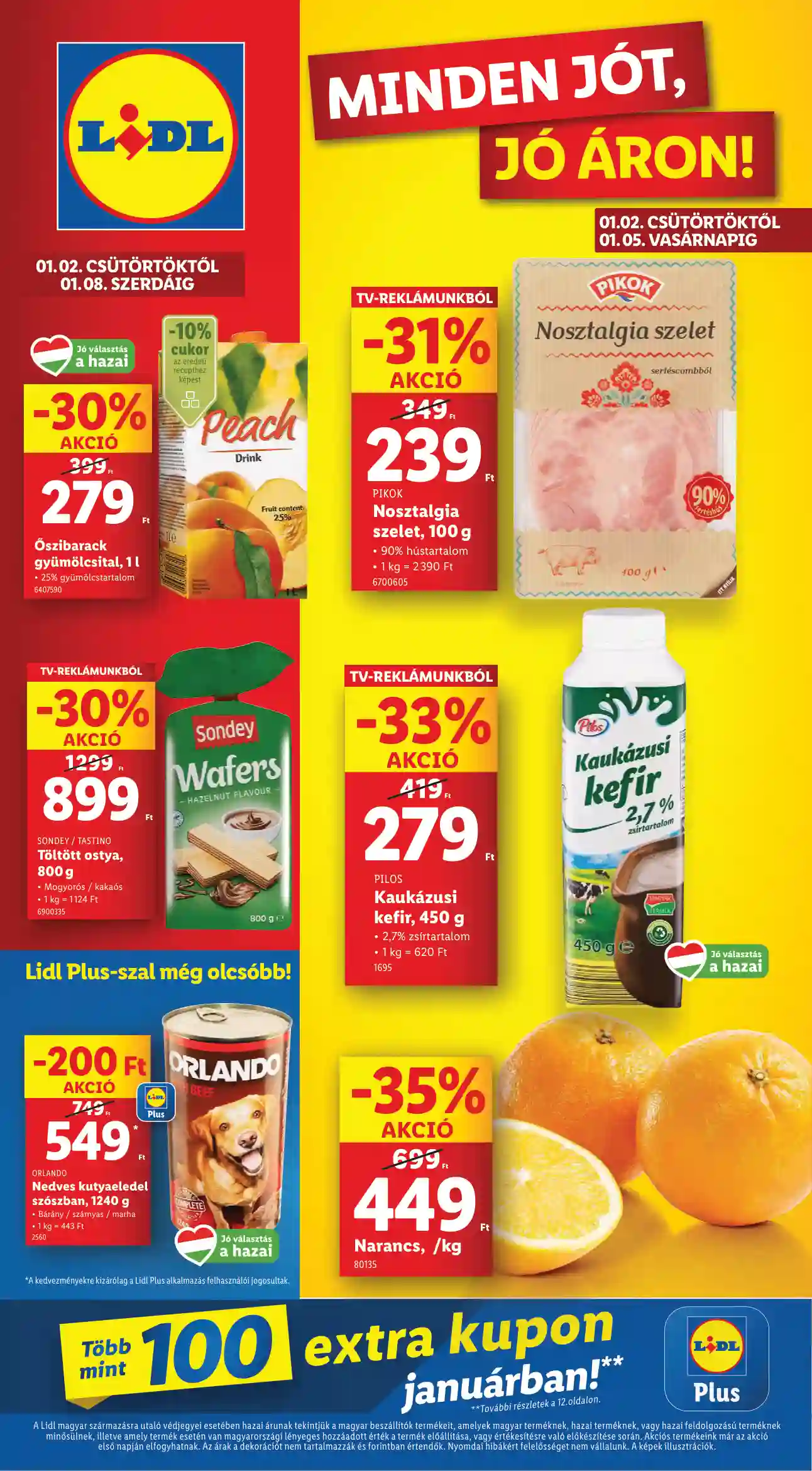 LIDL Érvényes 01.02-tól 1.hét