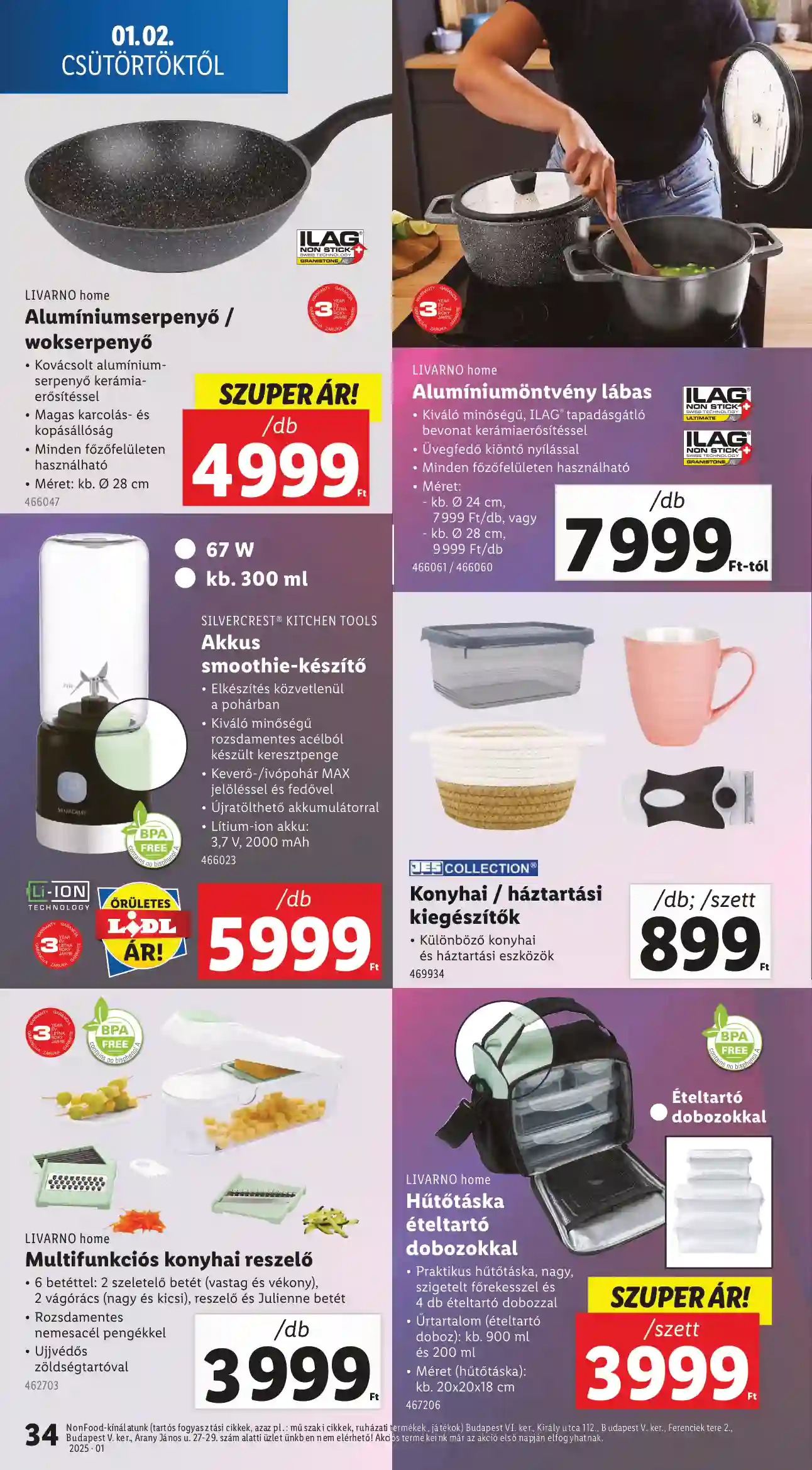 Lidl akciós újság 1. hét (Érvényes 01.02-tól) (28 oldal)