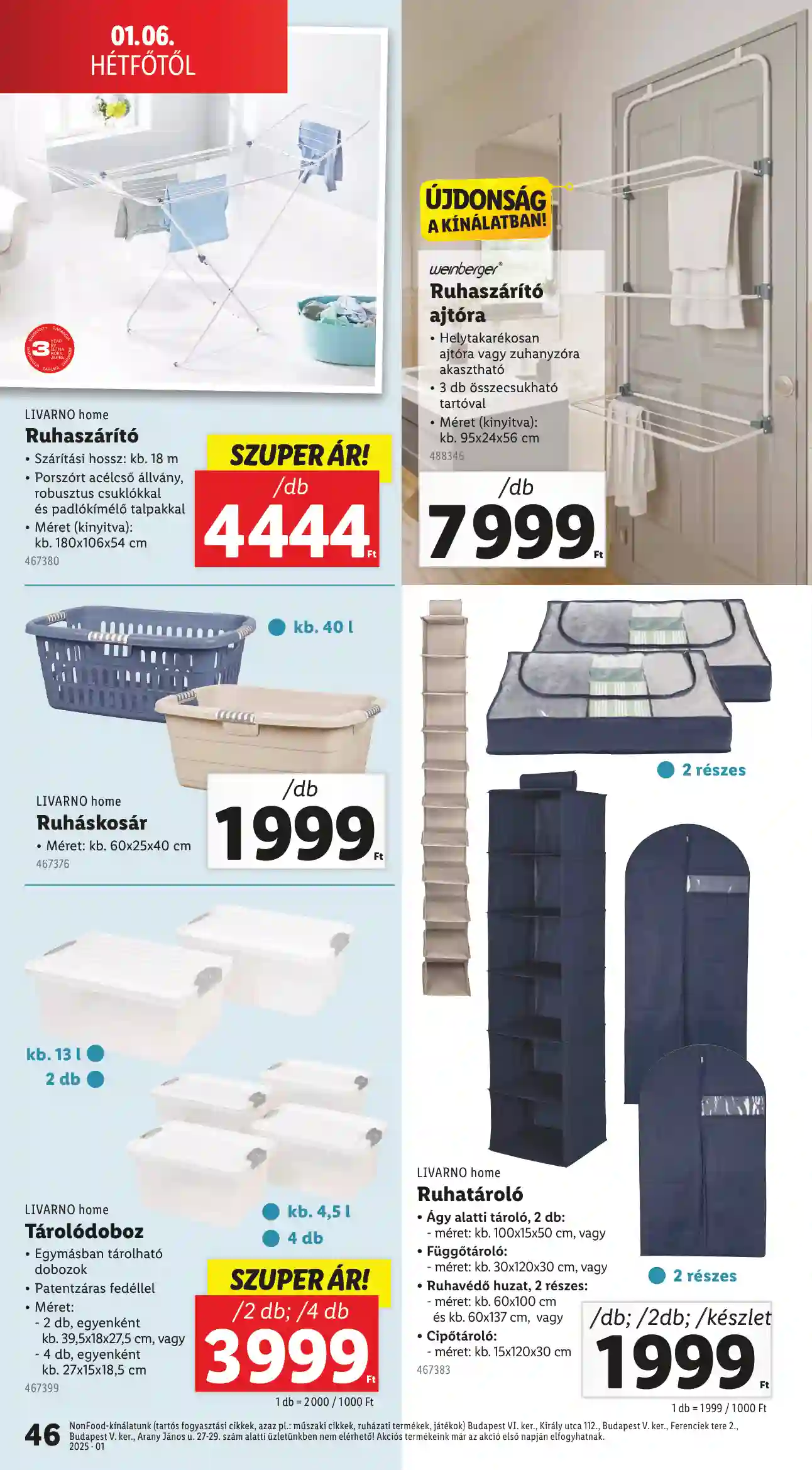 Lidl akciós újság 1. hét (Érvényes 01.02-tól) (41 oldal)
