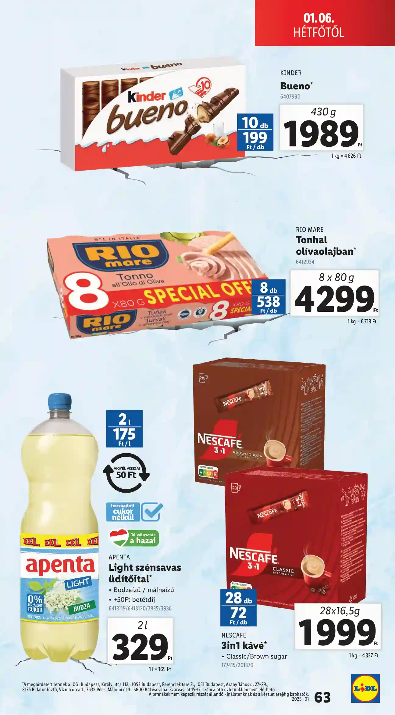 Lidl akciós újság 1. hét (Érvényes 01.02-tól) (60 oldal)