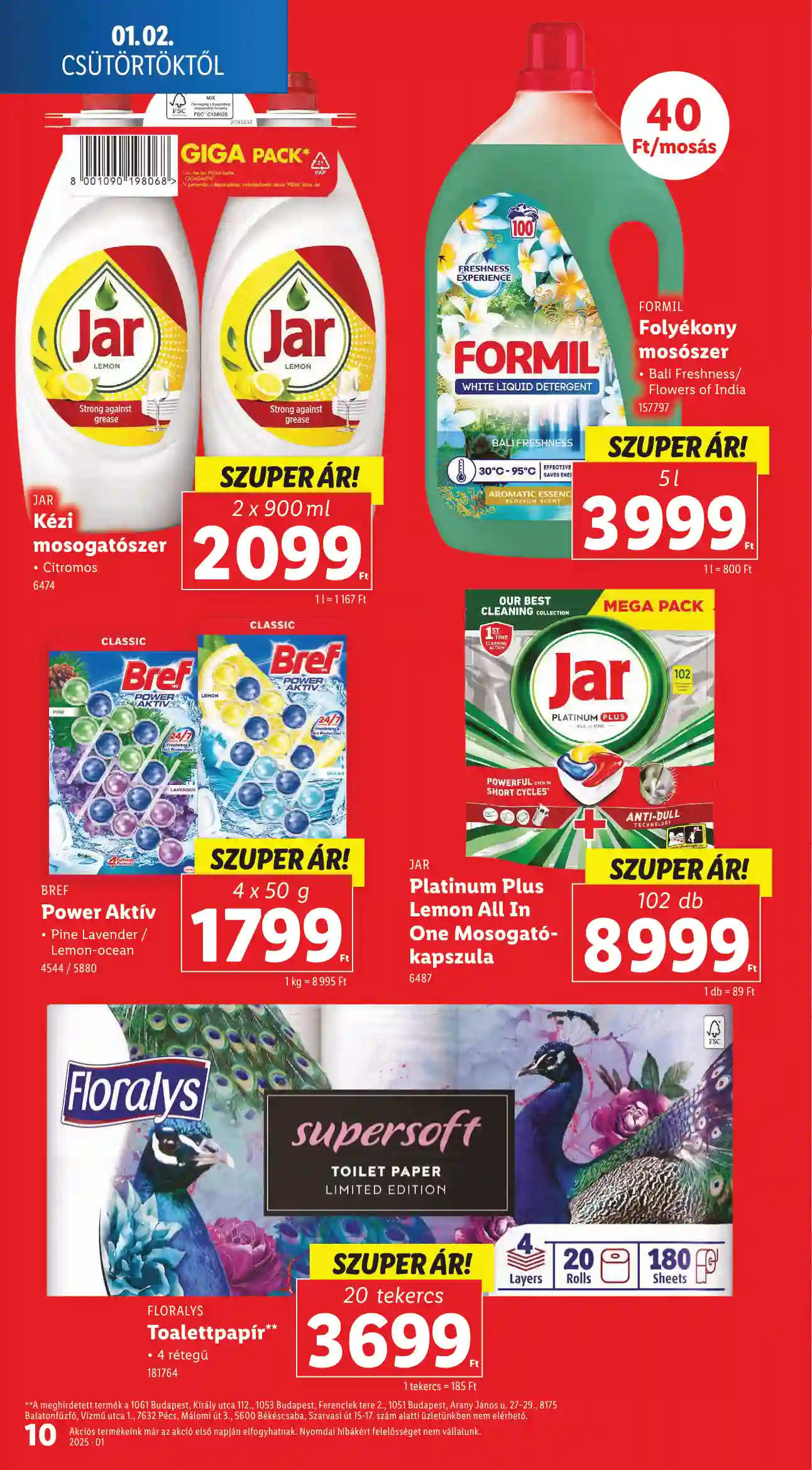 Lidl akciós újság 1. hét (Érvényes 01.02-tól) (64 oldal)