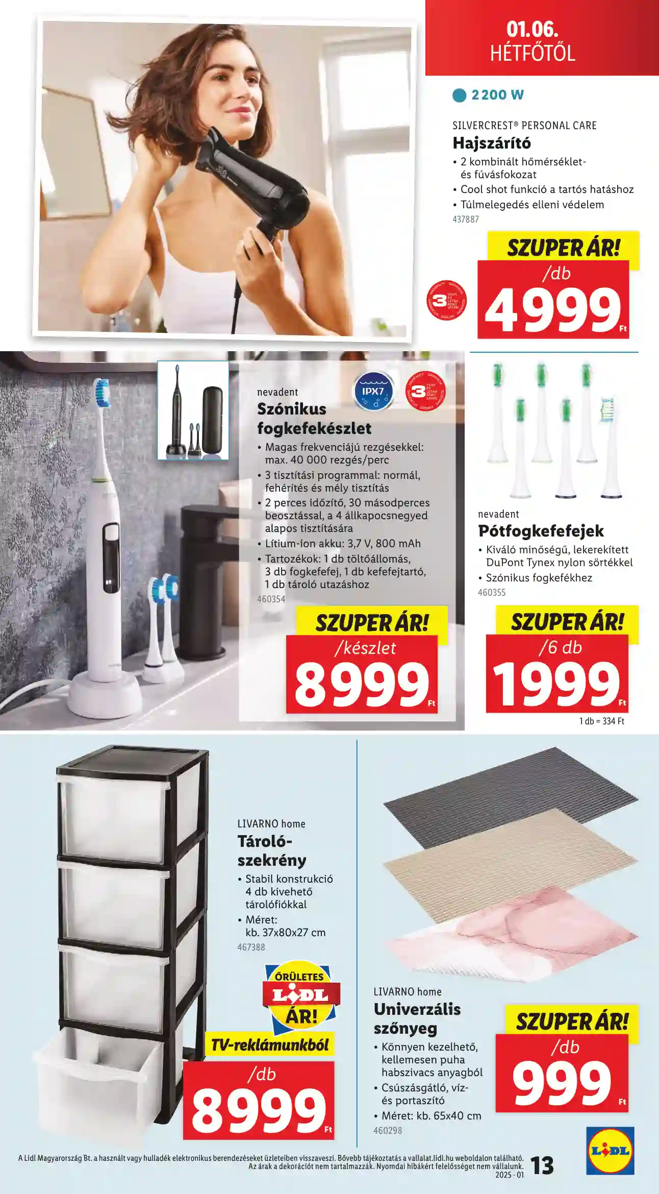 Lidl akciós újság 1. hét (Érvényes 01.02-től) (5 oldal)