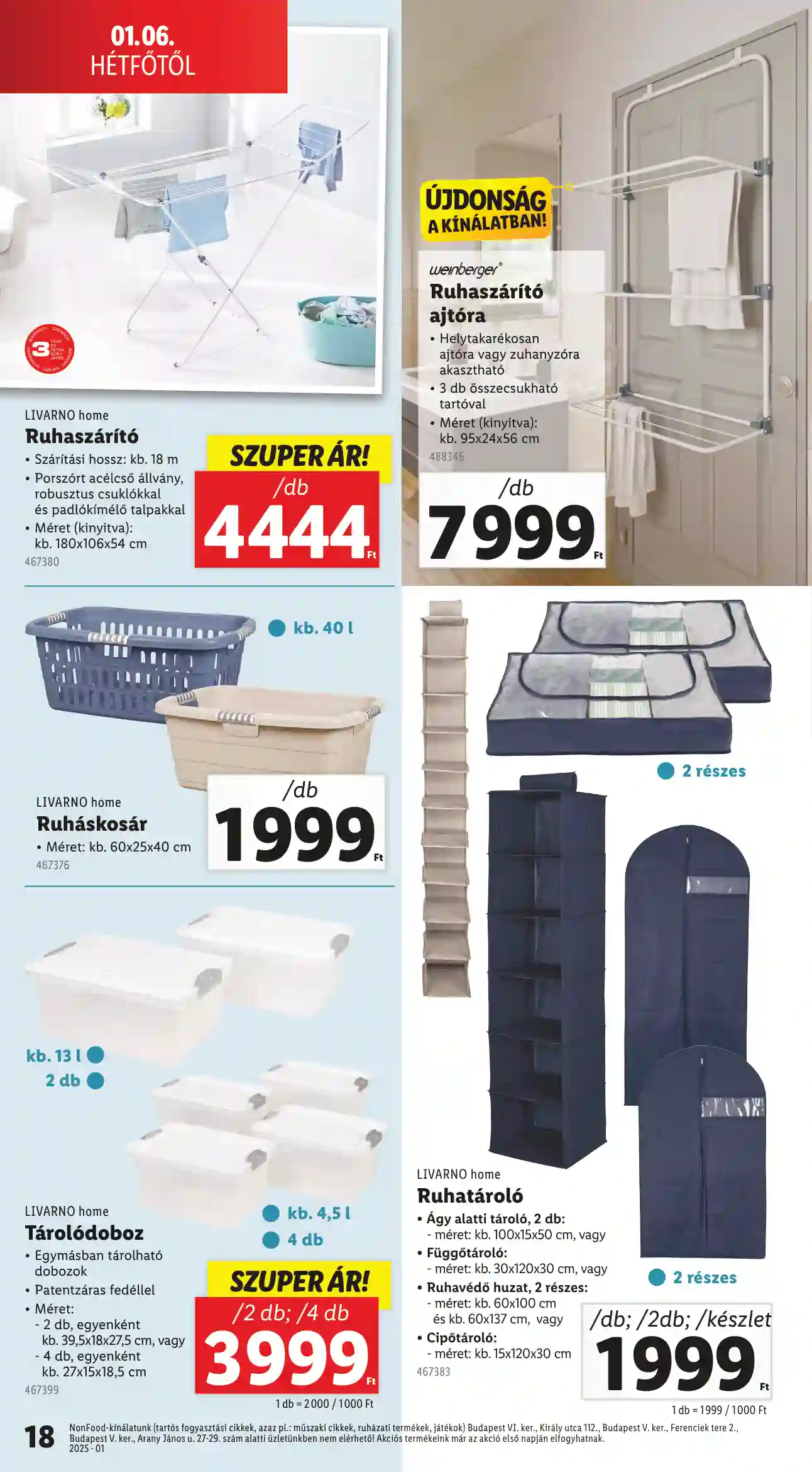 Lidl akciós újság 1. hét (Érvényes 01.02-től) (10 oldal)
