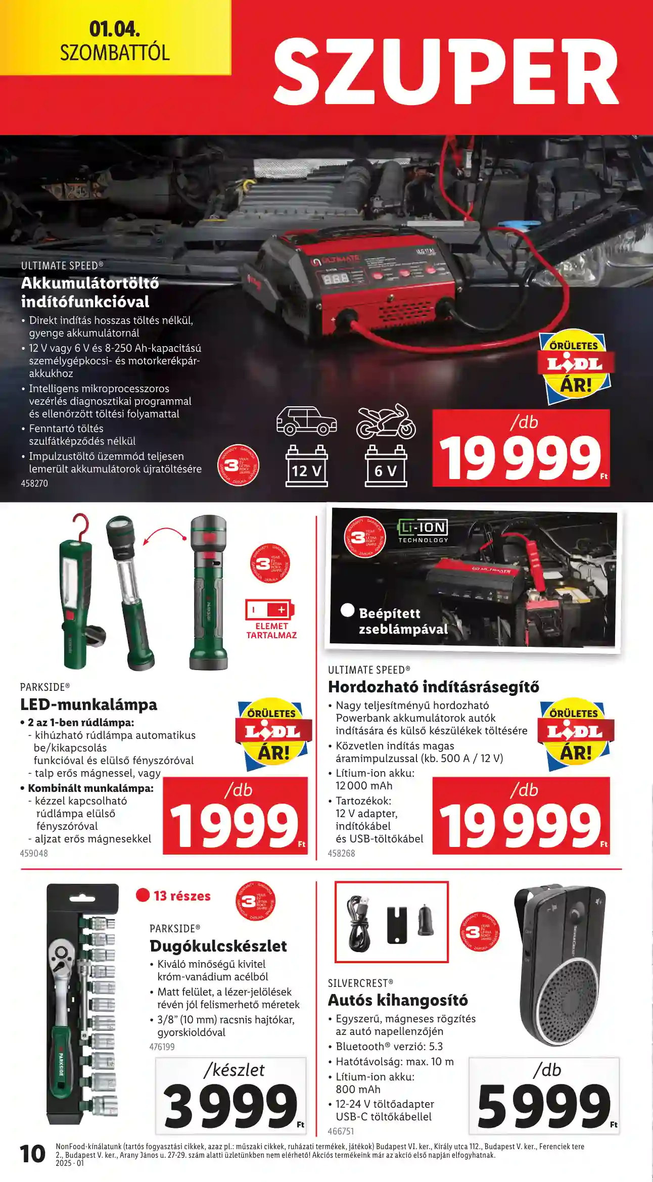 Lidl akciós újság 1. hét (Érvényes 01.02-től) (19 oldal)