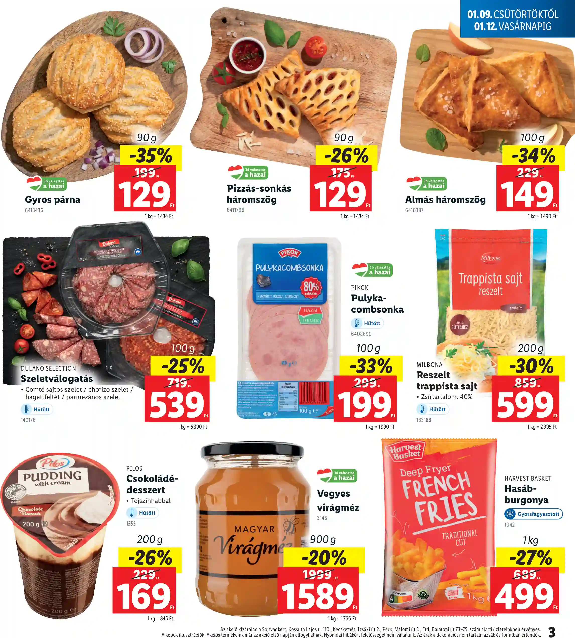 Lidl akciós újság 2. hét (Regionális akciók) (3 oldal)