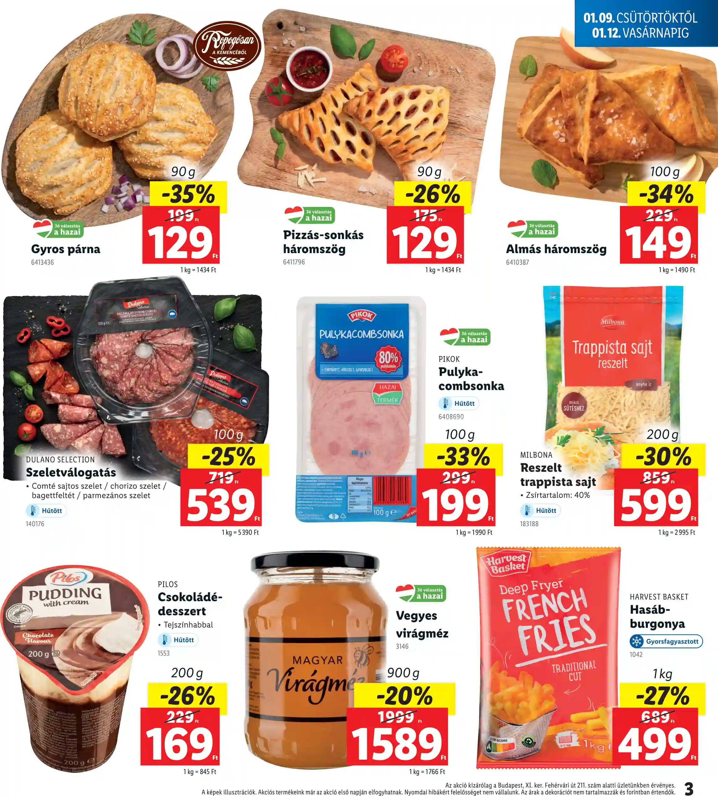 Lidl akciós újság 2. hét (Regionális akciók – Bpest., XI.ker) (3 oldal)