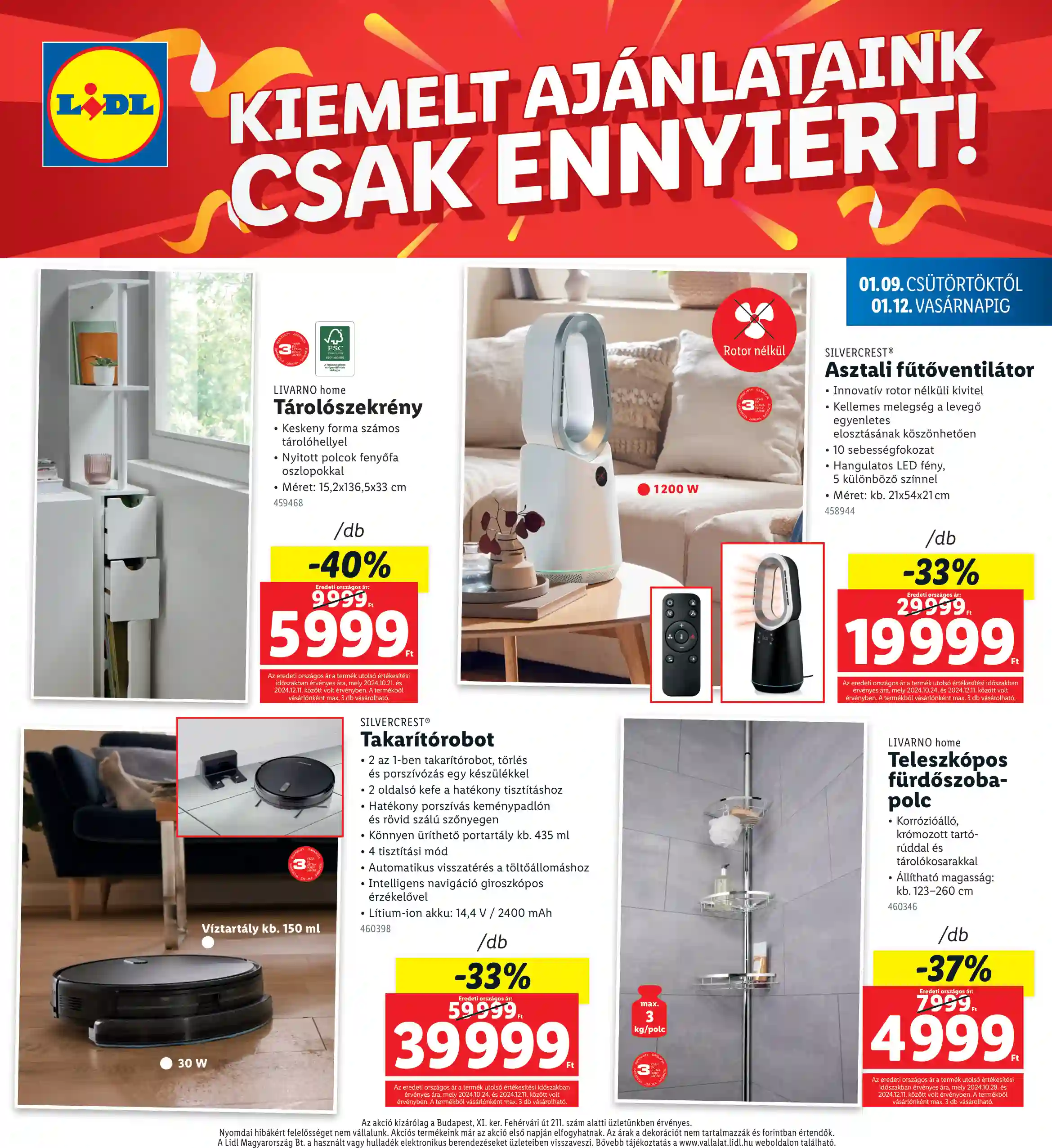Lidl akciós újság 2. hét (Regionális akciók – Bpest., XI.ker) (4 oldal)