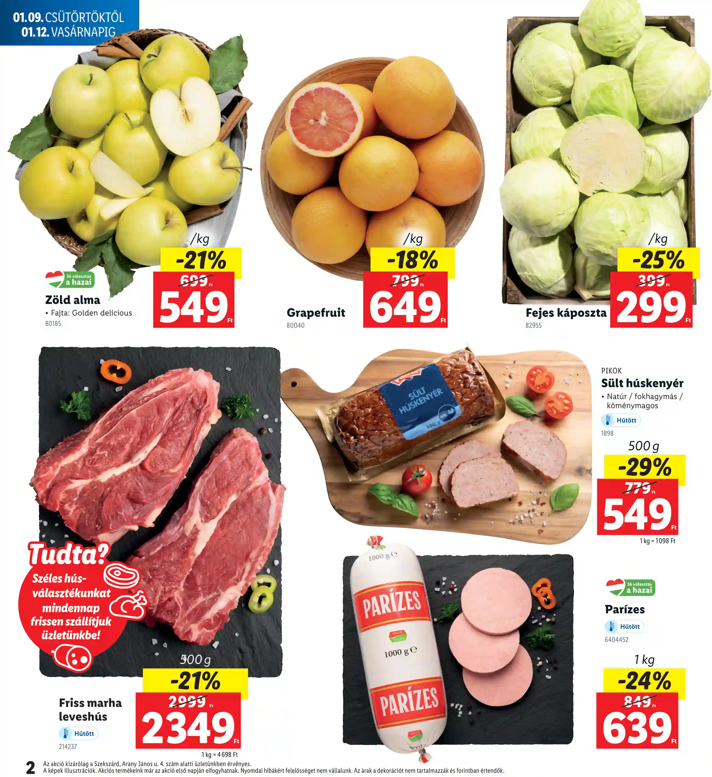 Lidl akciós újság 2. hét (Regionális akciók – Szekszárd) (2 oldal)