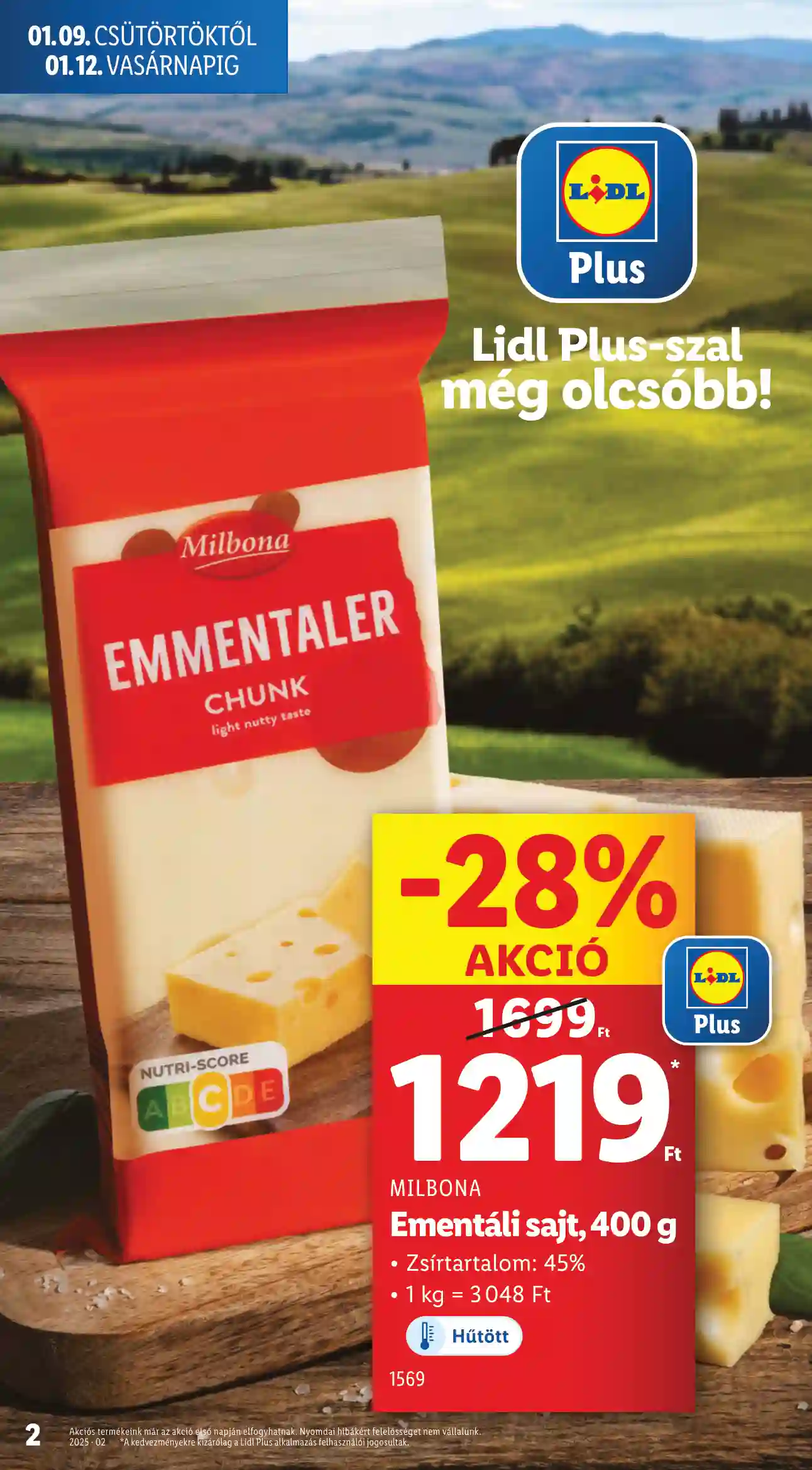 Lidl akciós újság 2. hét (Érvényes 01.09-től) (2 oldal)