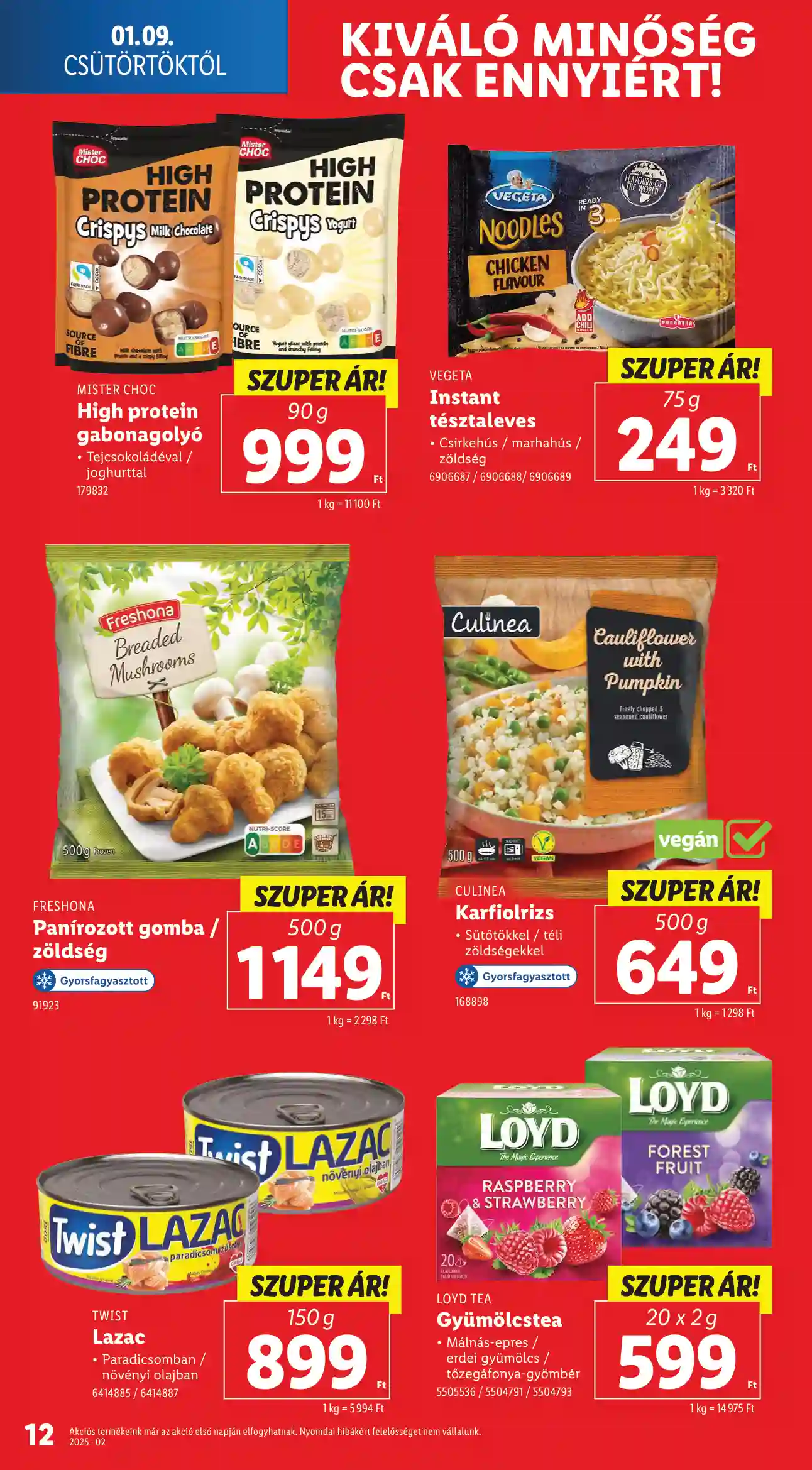 Lidl akciós újság 2. hét (Érvényes 01.09-től) (4 oldal)