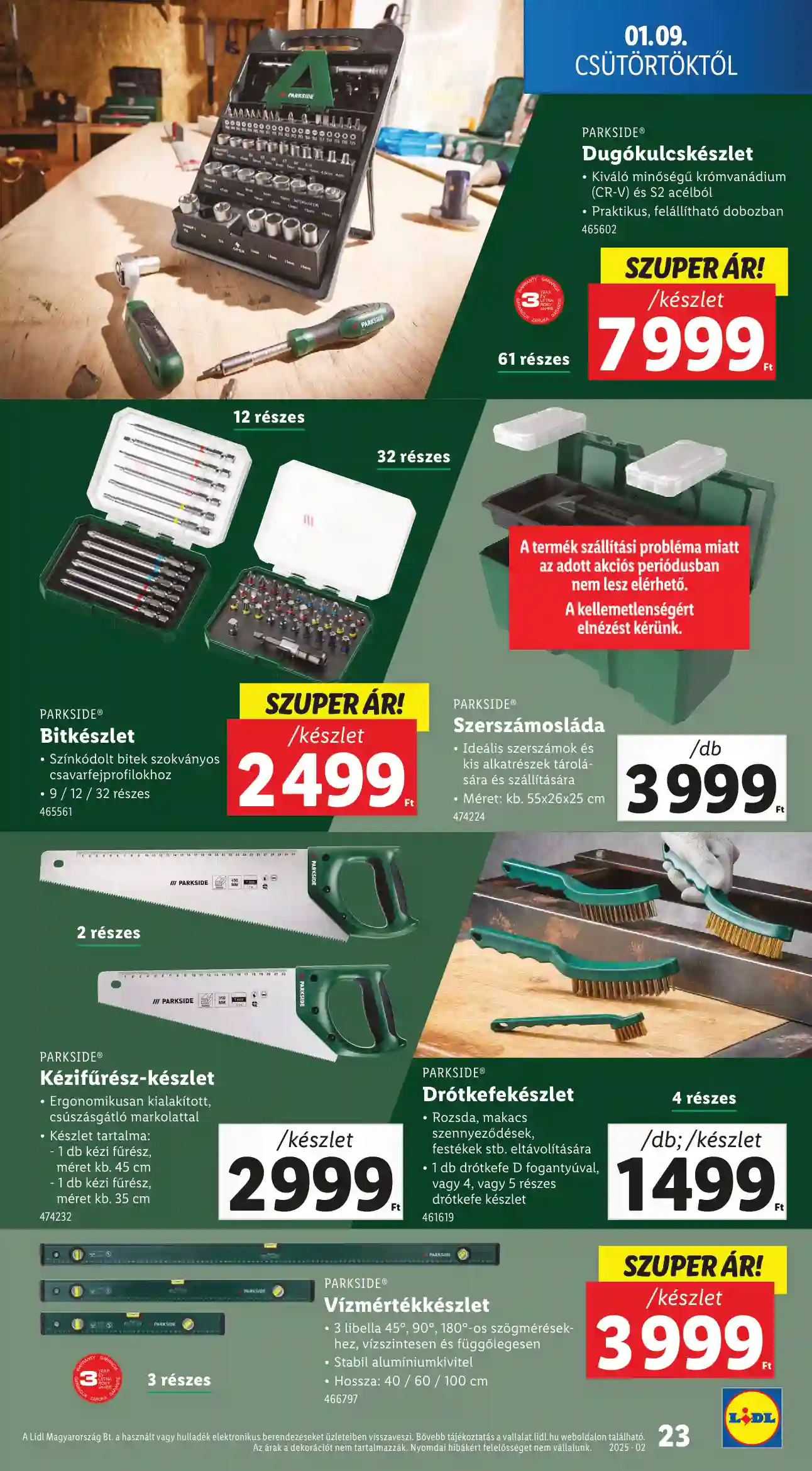 Lidl akciós újság 2. hét (Érvényes 01.09-től) (16 oldal)