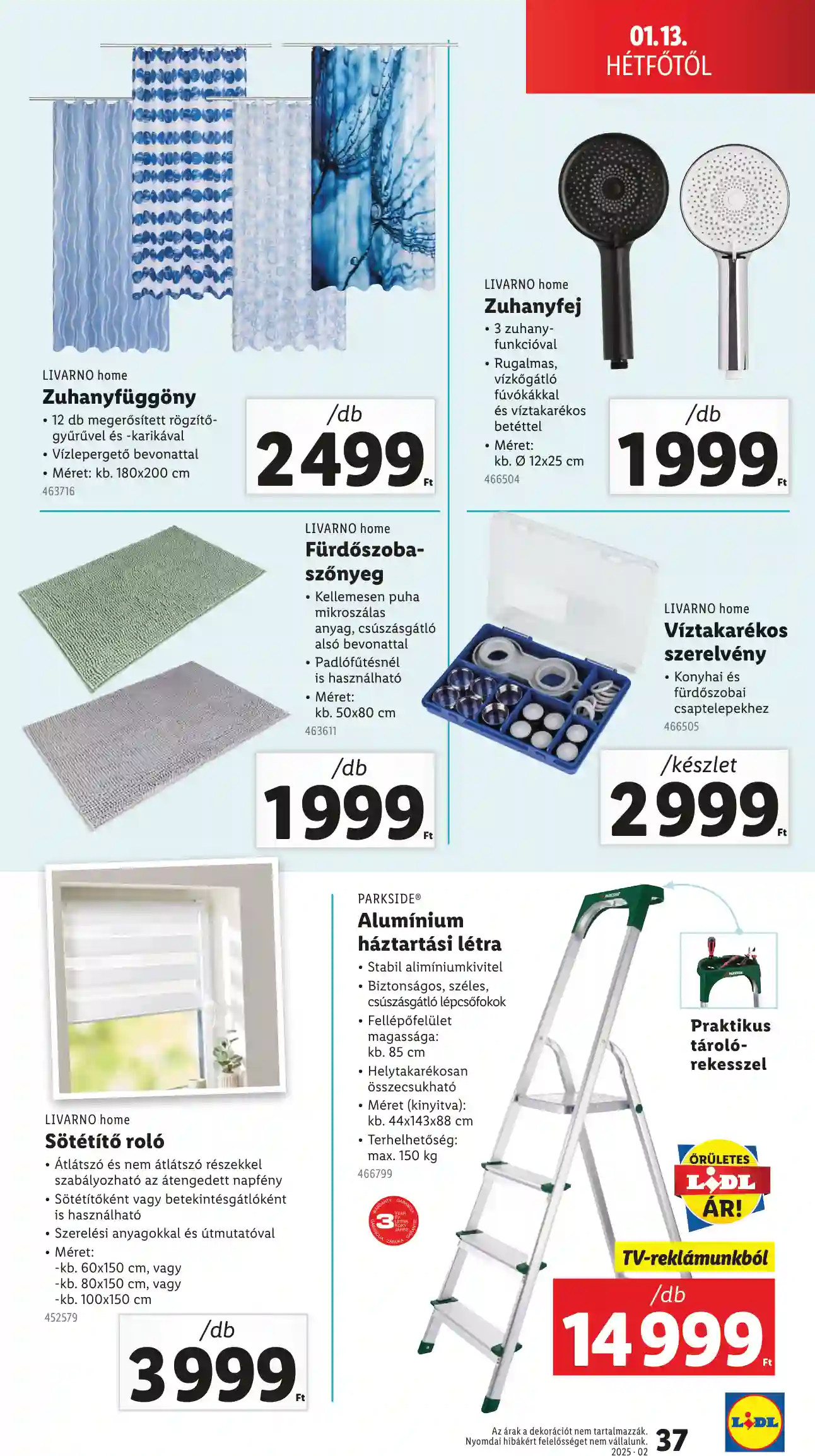 Lidl akciós újság 2. hét (Érvényes 01.09-től) (31 oldal)