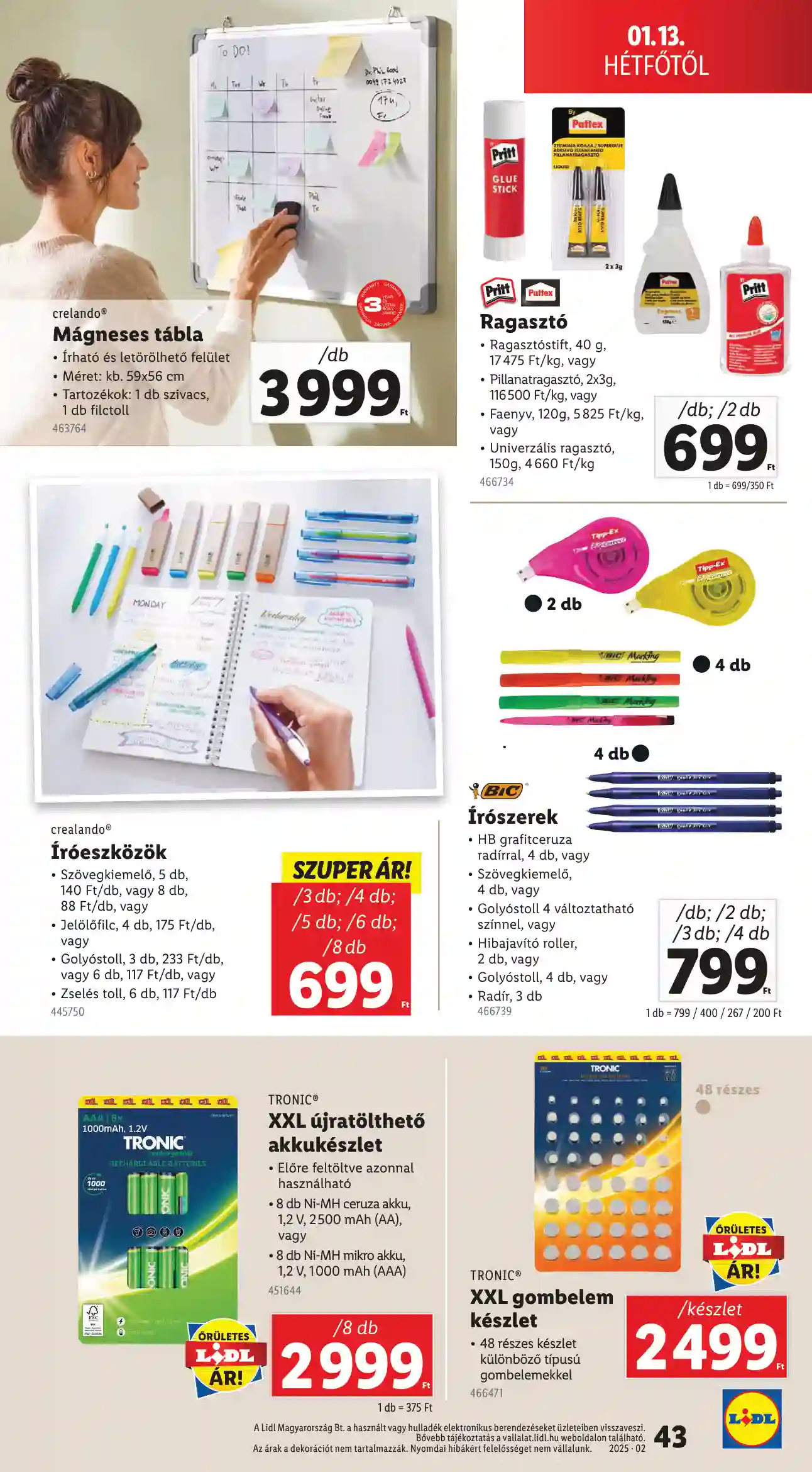 Lidl akciós újság 2. hét (Érvényes 01.09-től) (38 oldal)