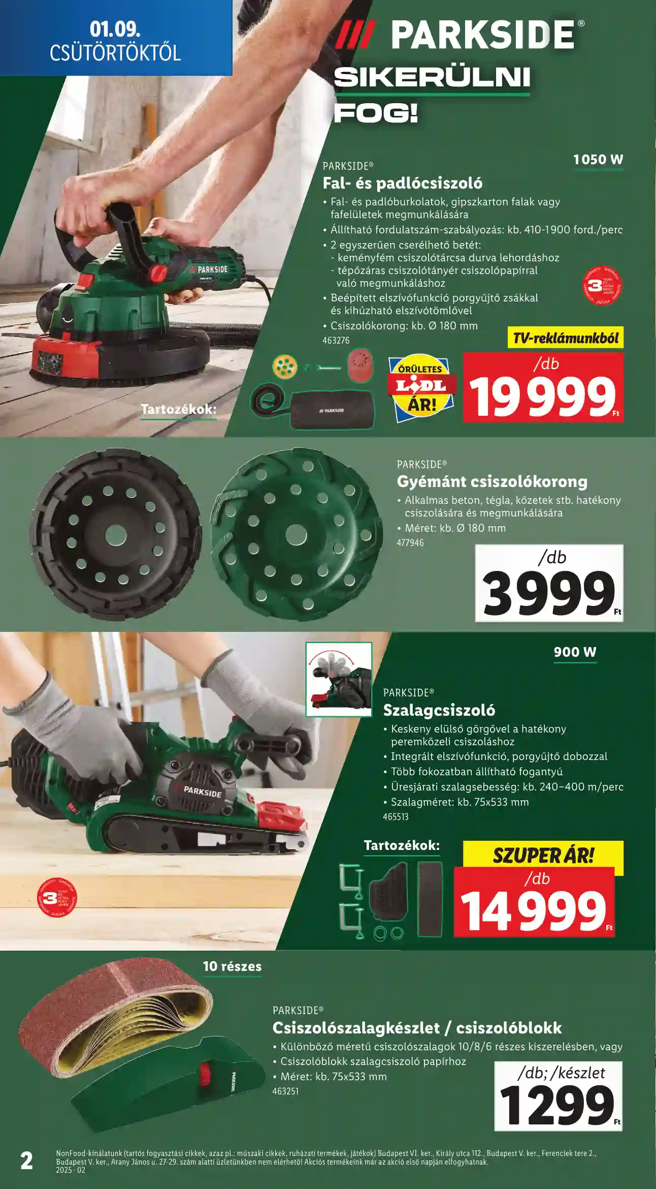 Lidl akciós újság 2. hét (Érvényes 01.09-től) (2 oldal)