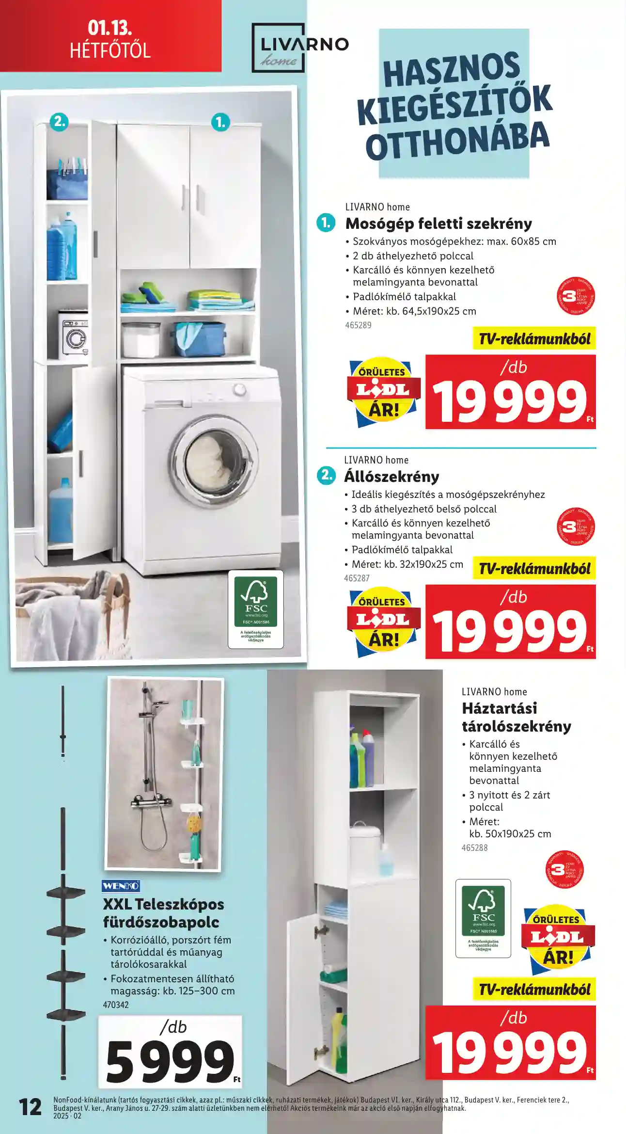 Lidl akciós újság 2. hét (Érvényes 01.09-től) (4 oldal)