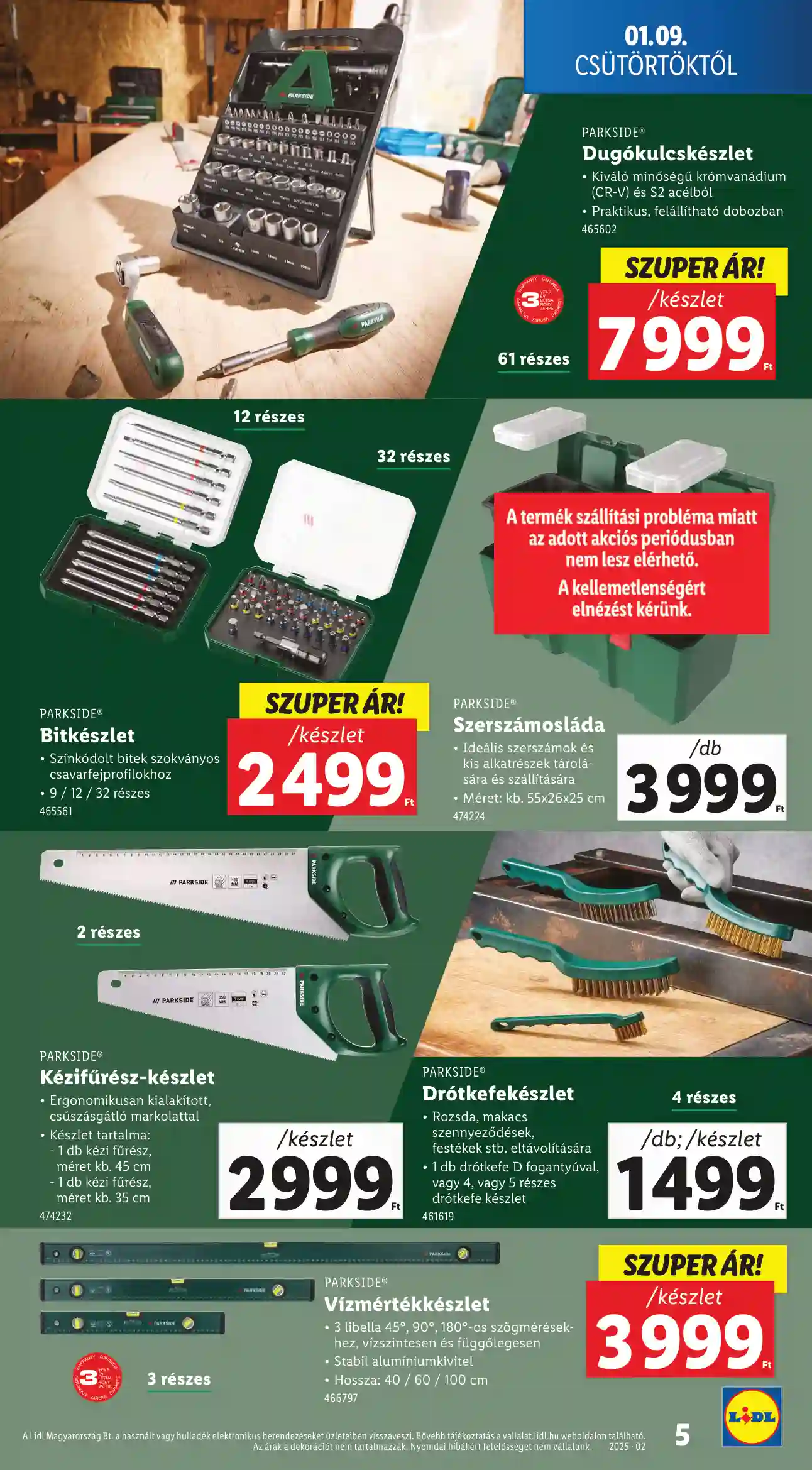 Lidl akciós újság 2. hét (Érvényes 01.09-től) (14 oldal)