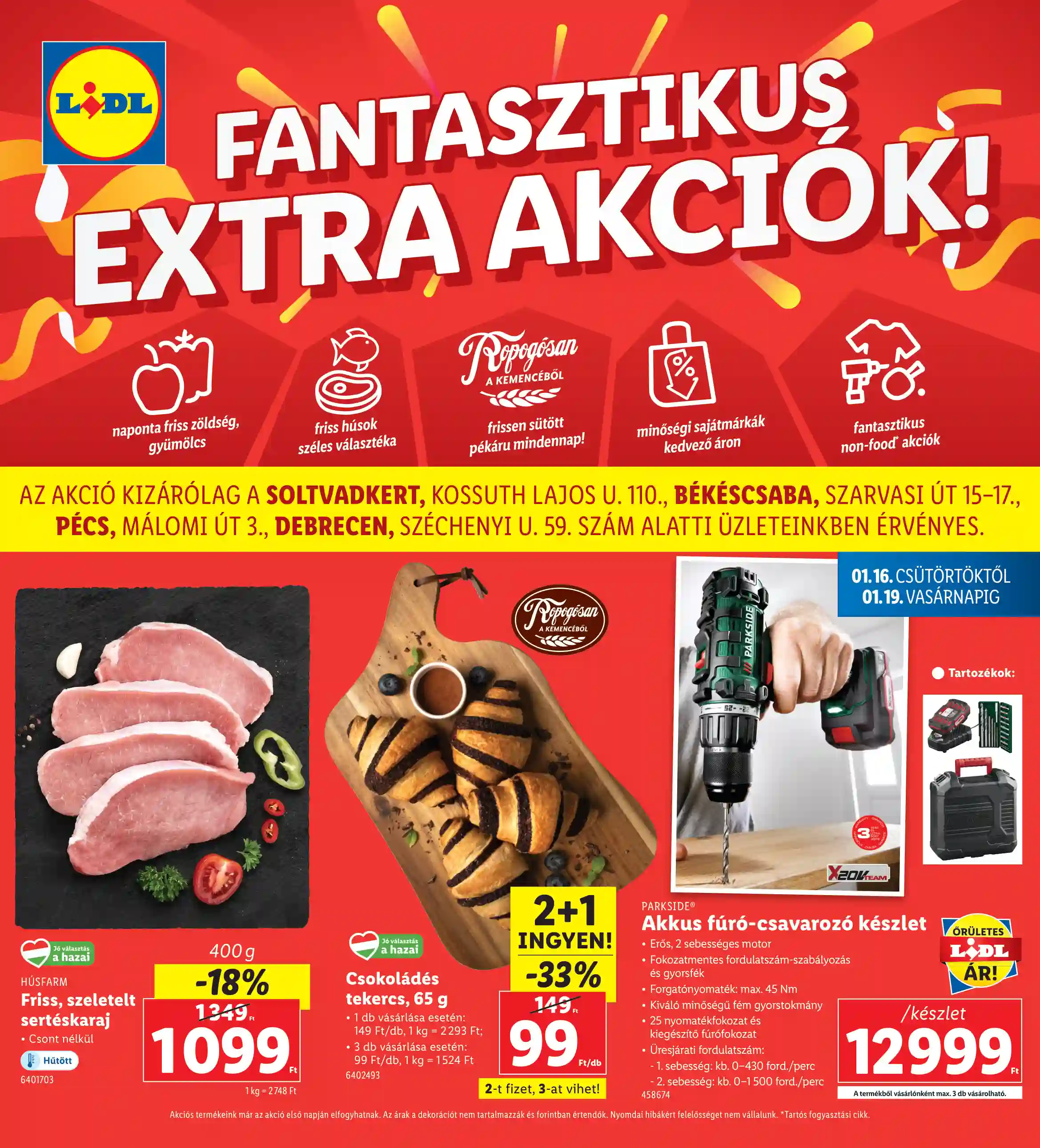 LIDL Regionális akciók 3.hét