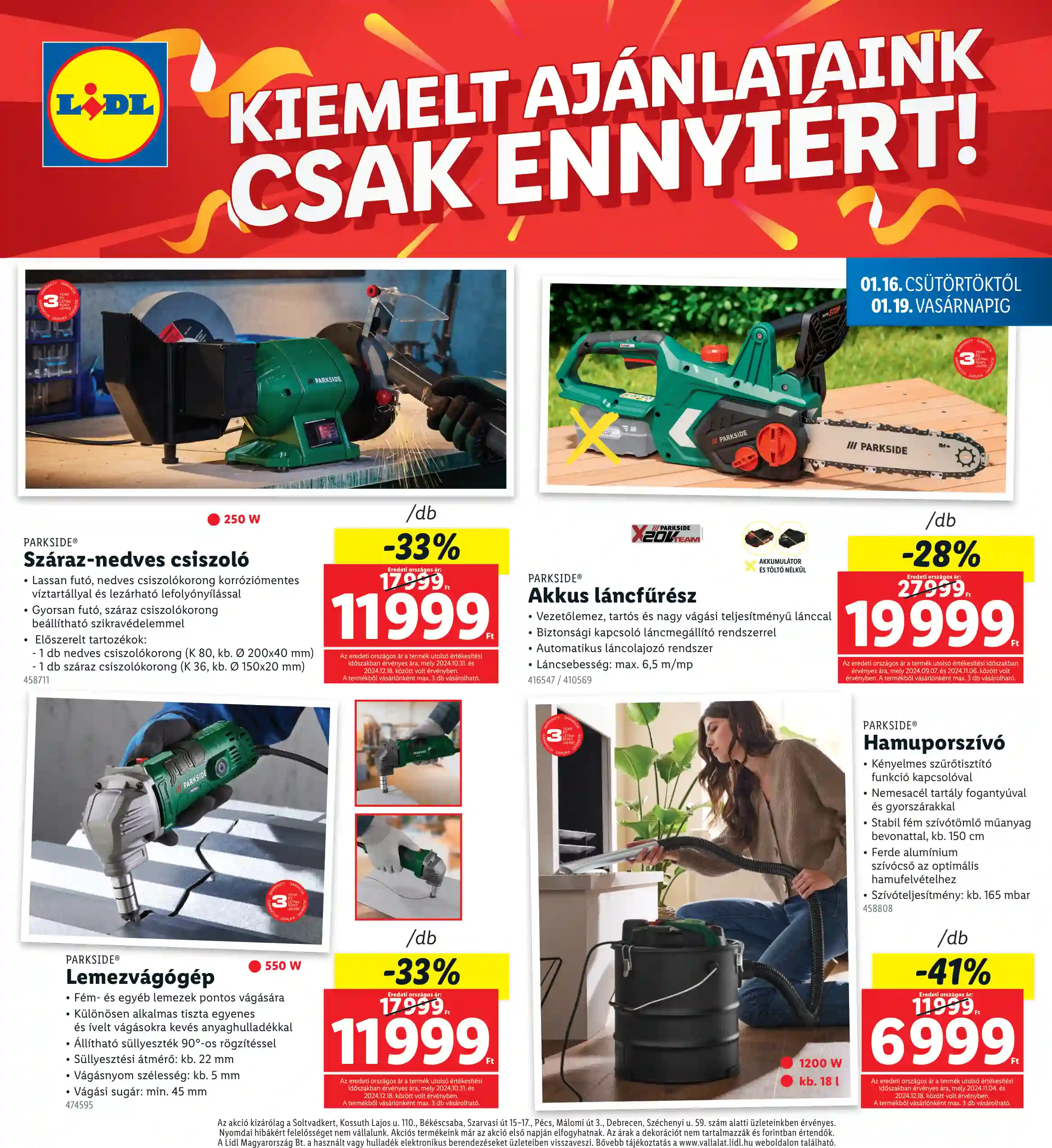 Lidl akciós újság 3. hét (Regionális akciók) (4 oldal)