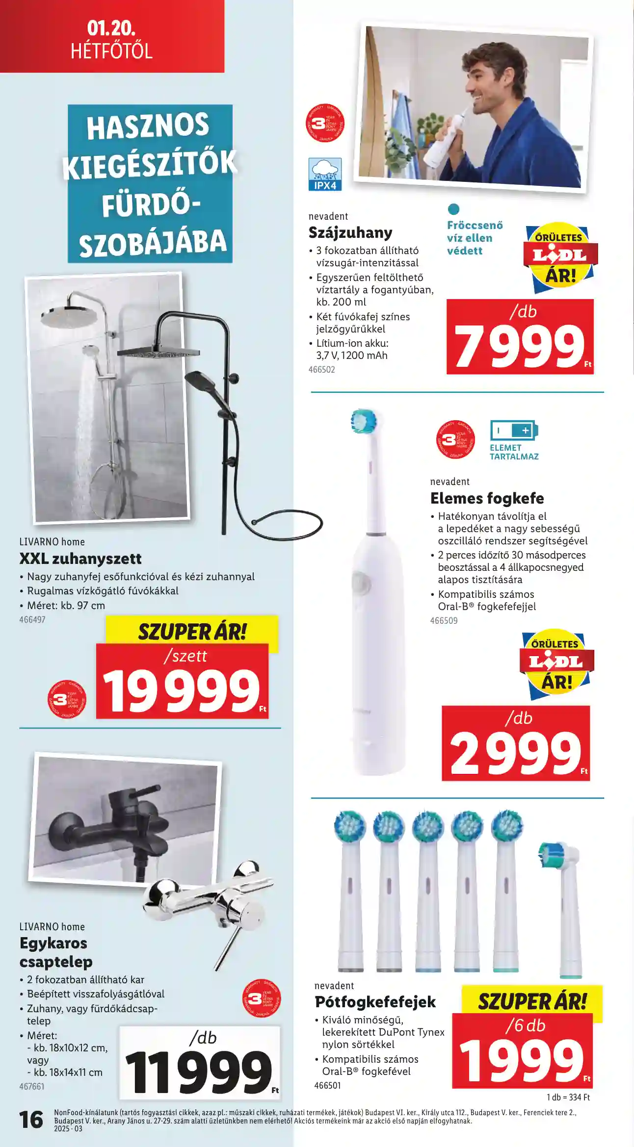 Lidl akciós újság 3. hét (Érvényes 01.16-tól) (8 oldal)
