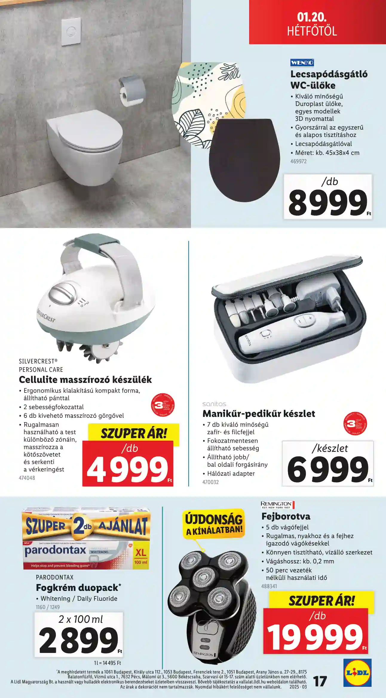 Lidl akciós újság 3. hét (Érvényes 01.16-tól) (9 oldal)