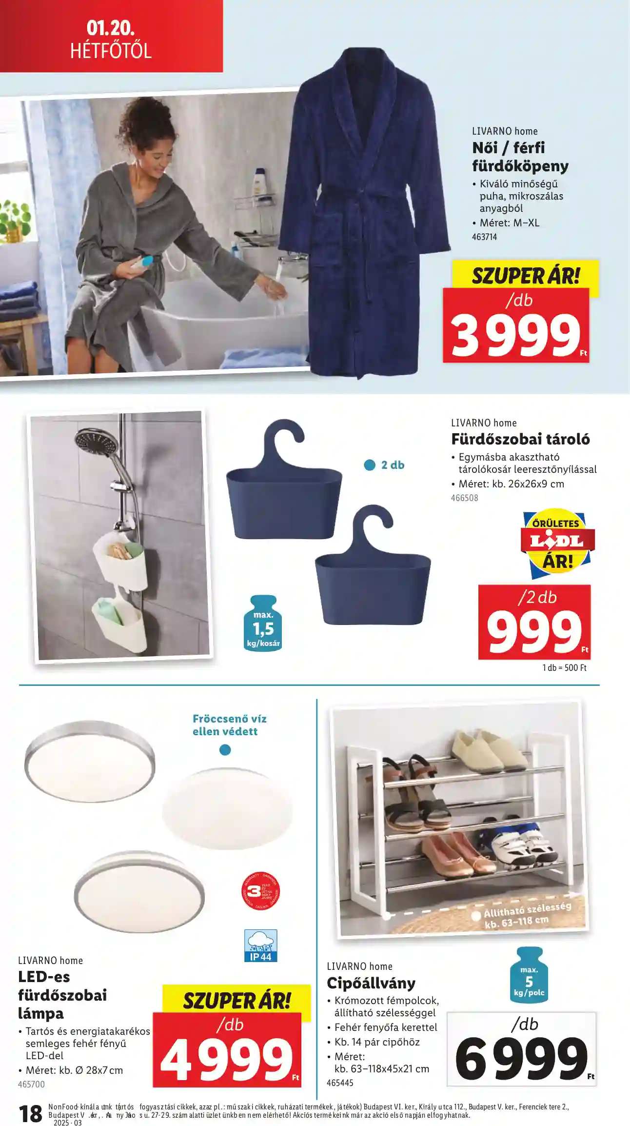 Lidl akciós újság 3. hét (Érvényes 01.16-tól) (10 oldal)