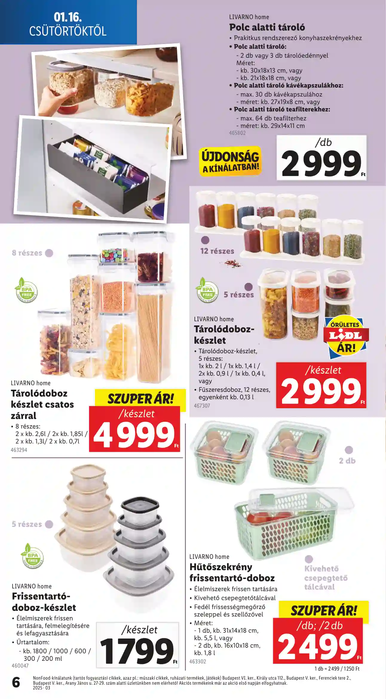 Lidl akciós újság 3. hét (Érvényes 01.16-tól) (15 oldal)