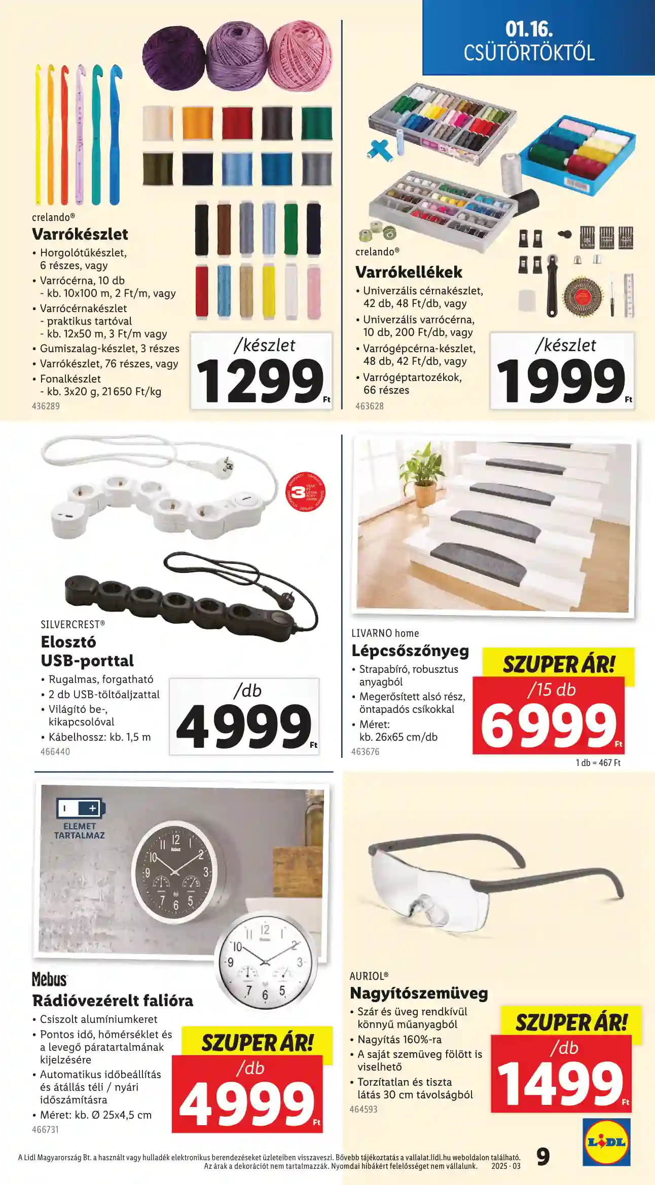 Lidl akciós újság 3. hét (Érvényes 01.16-tól) (18 oldal)