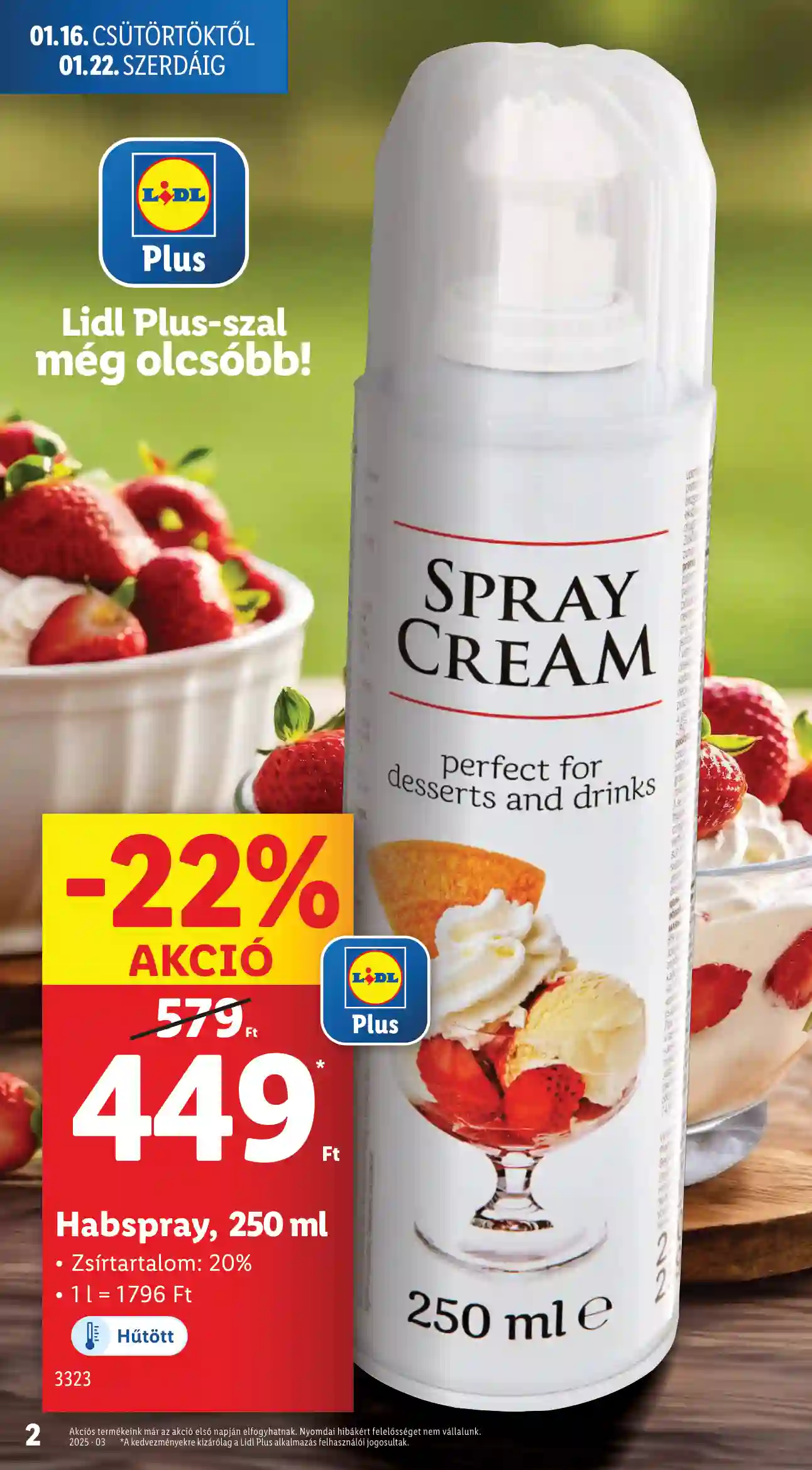 Lidl akciós újság 3. hét (Érvényes 01.16-tól) (2 oldal)