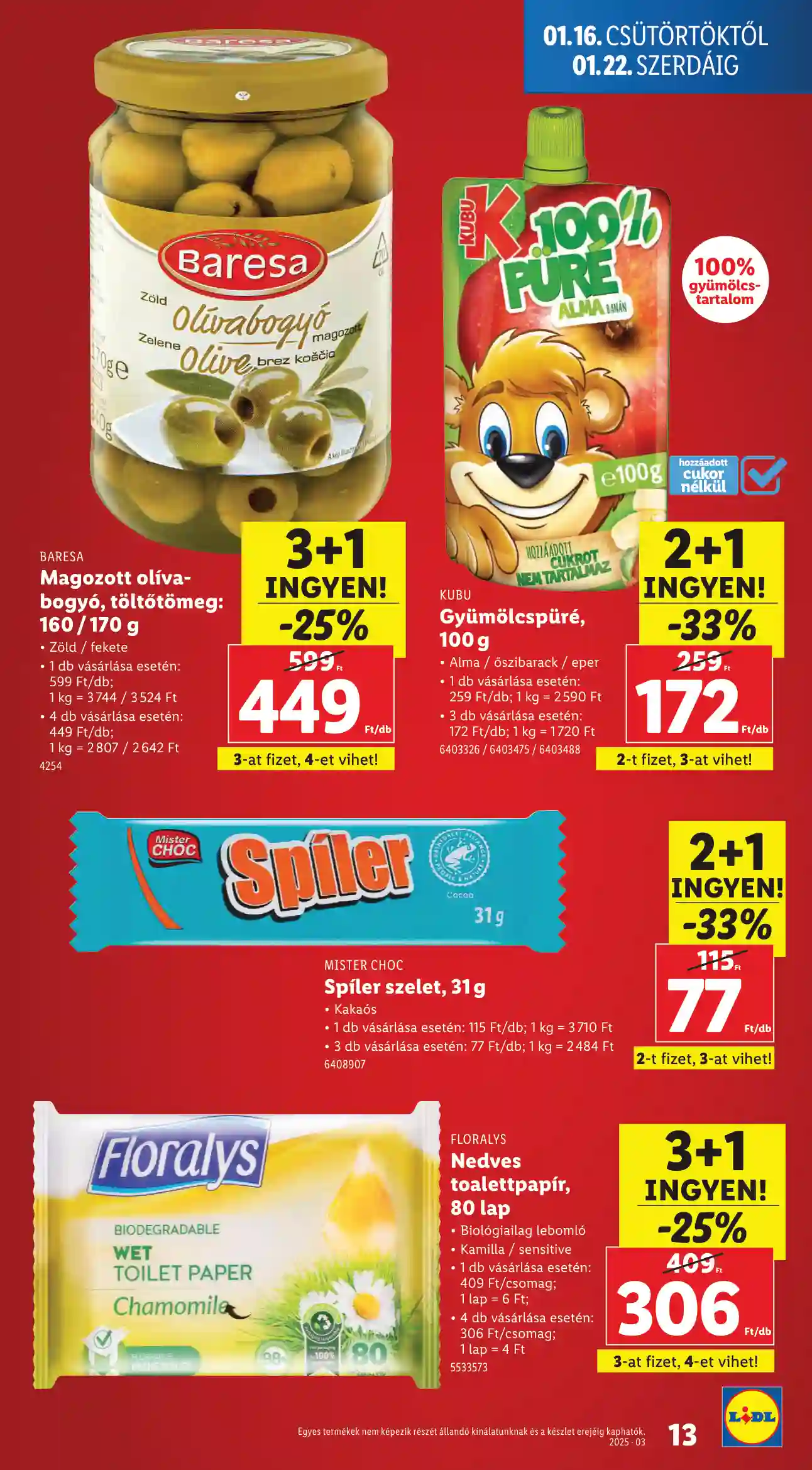 Lidl akciós újság 3. hét (Érvényes 01.16-tól) (5 oldal)
