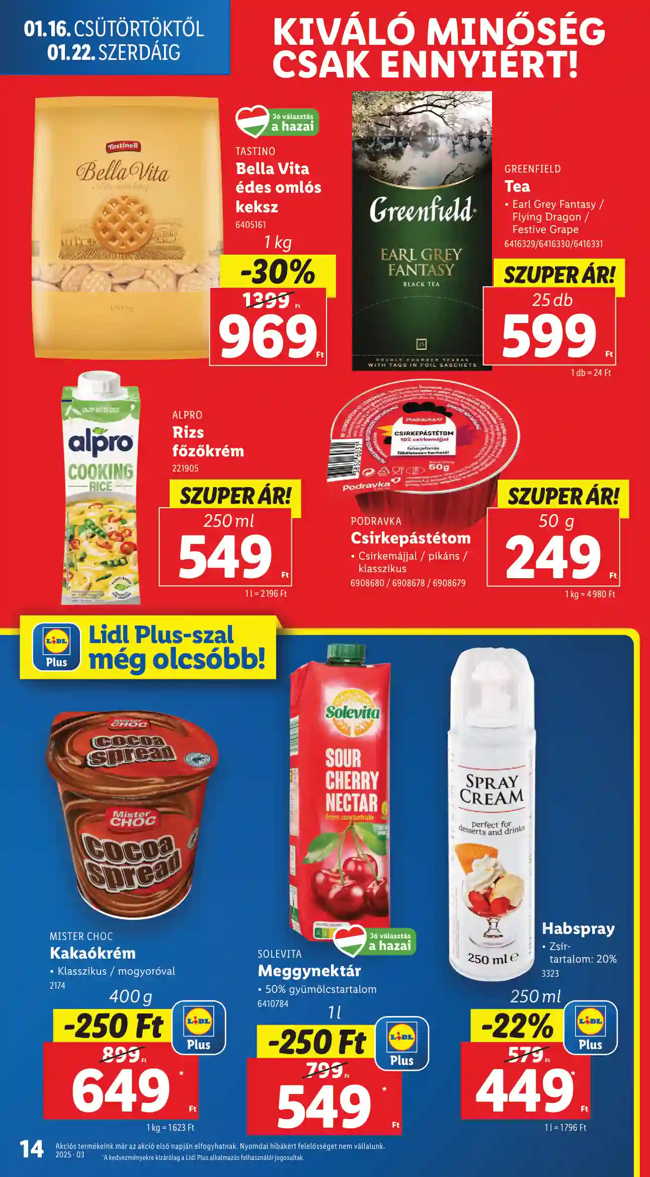 Lidl akciós újság 3. hét (Érvényes 01.16-tól) (6 oldal)