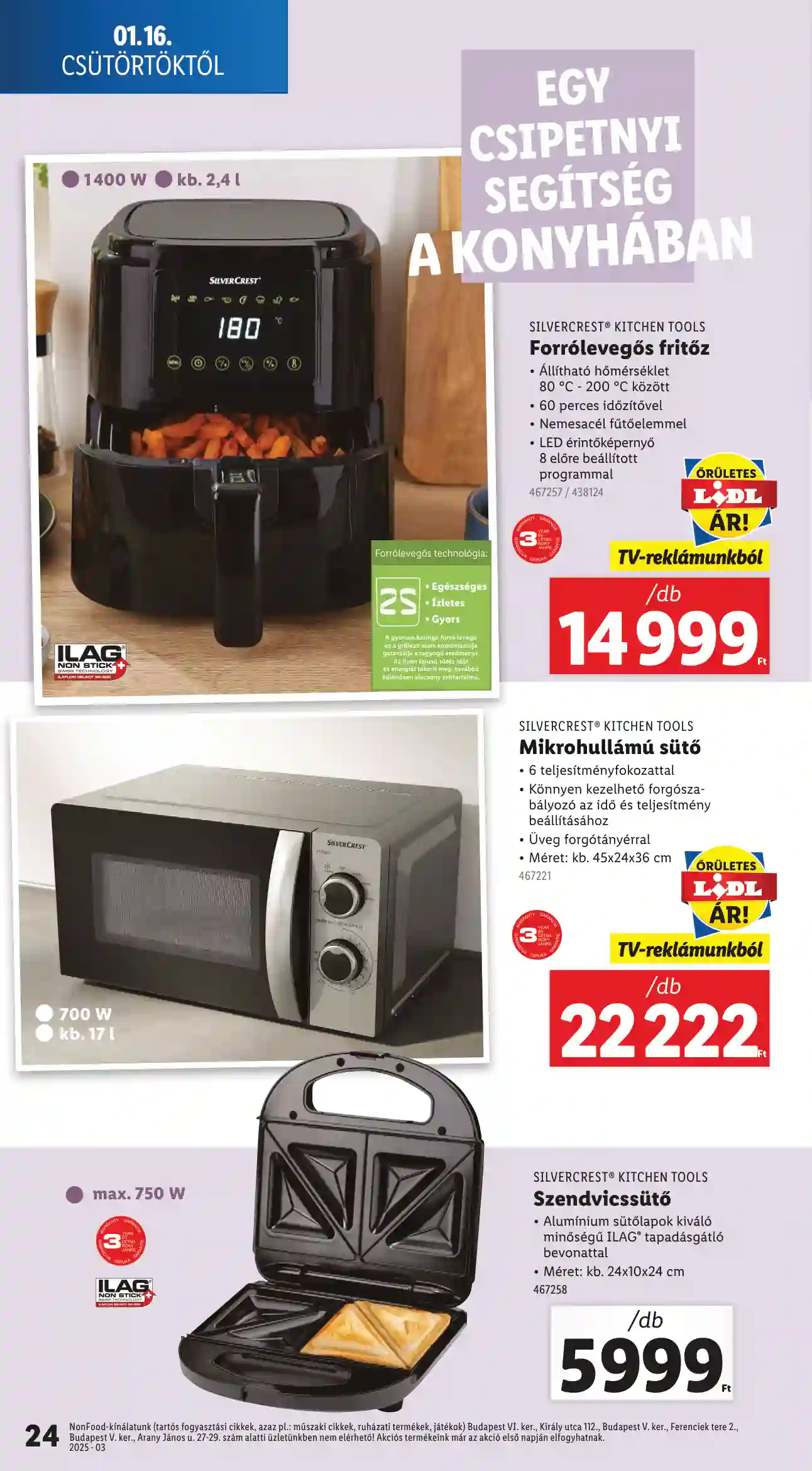 Lidl akciós újság 3. hét (Érvényes 01.16-tól) (17 oldal)