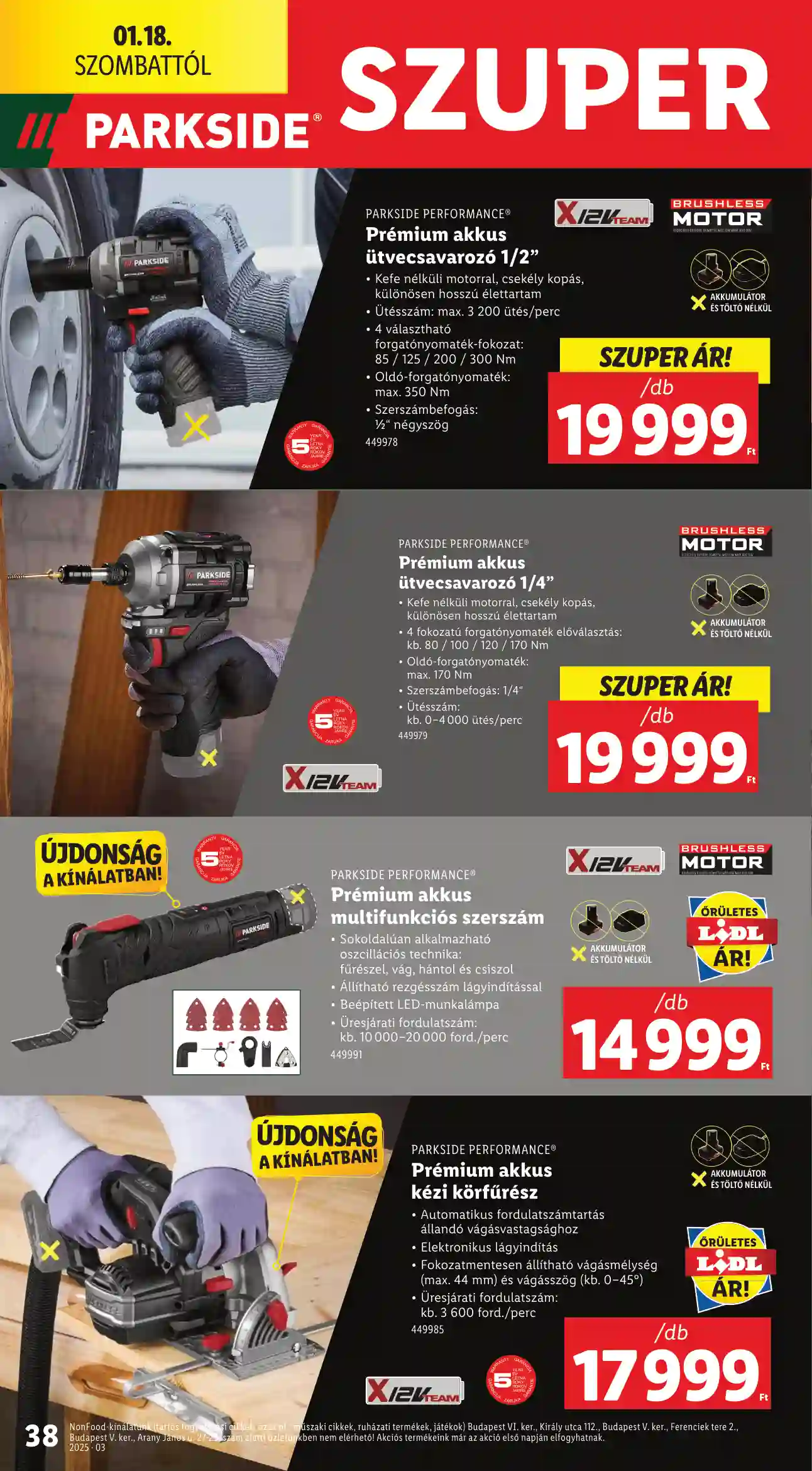 Lidl akciós újság 3. hét (Érvényes 01.16-tól) (32 oldal)