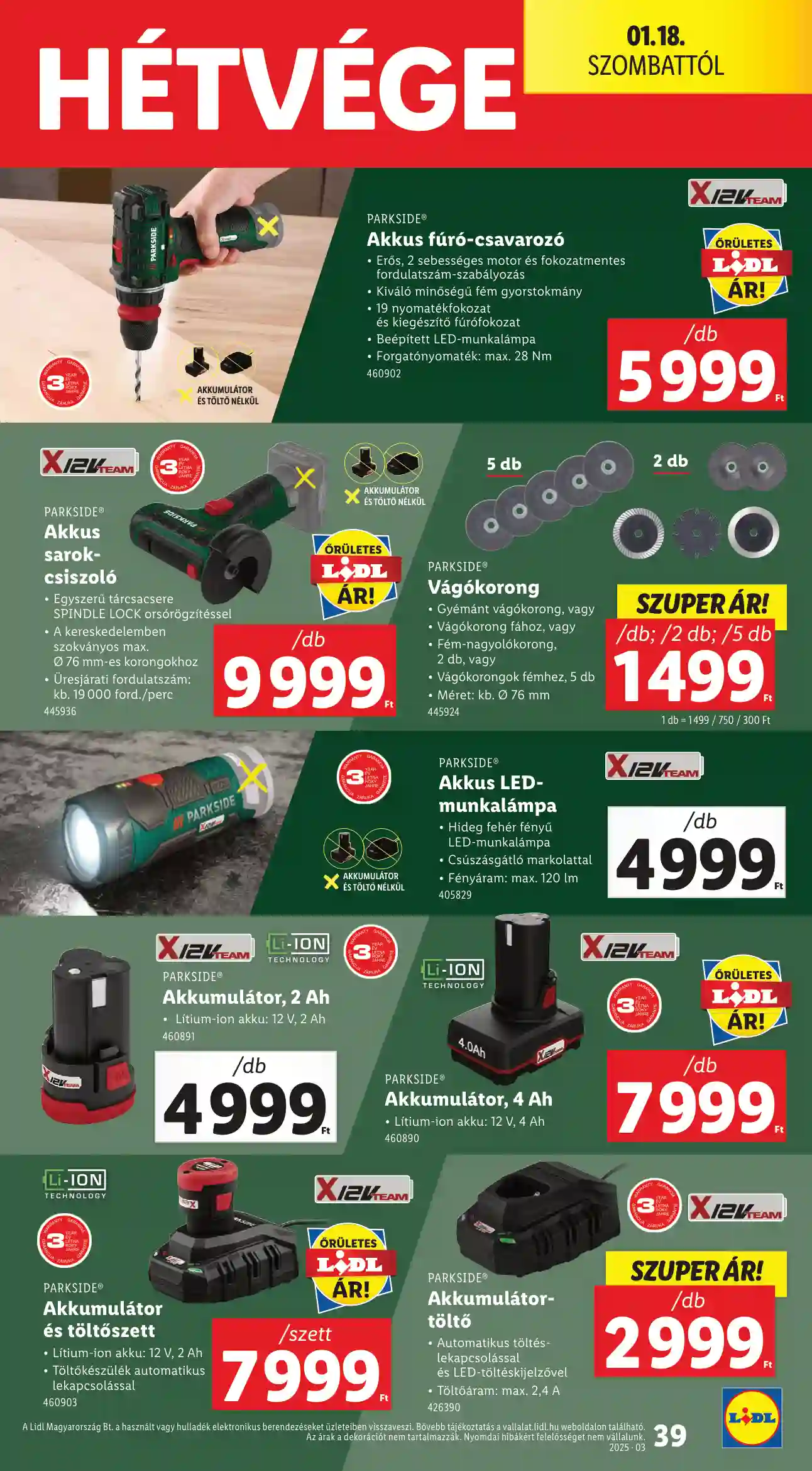 Lidl akciós újság 3. hét (Érvényes 01.16-tól) (33 oldal)