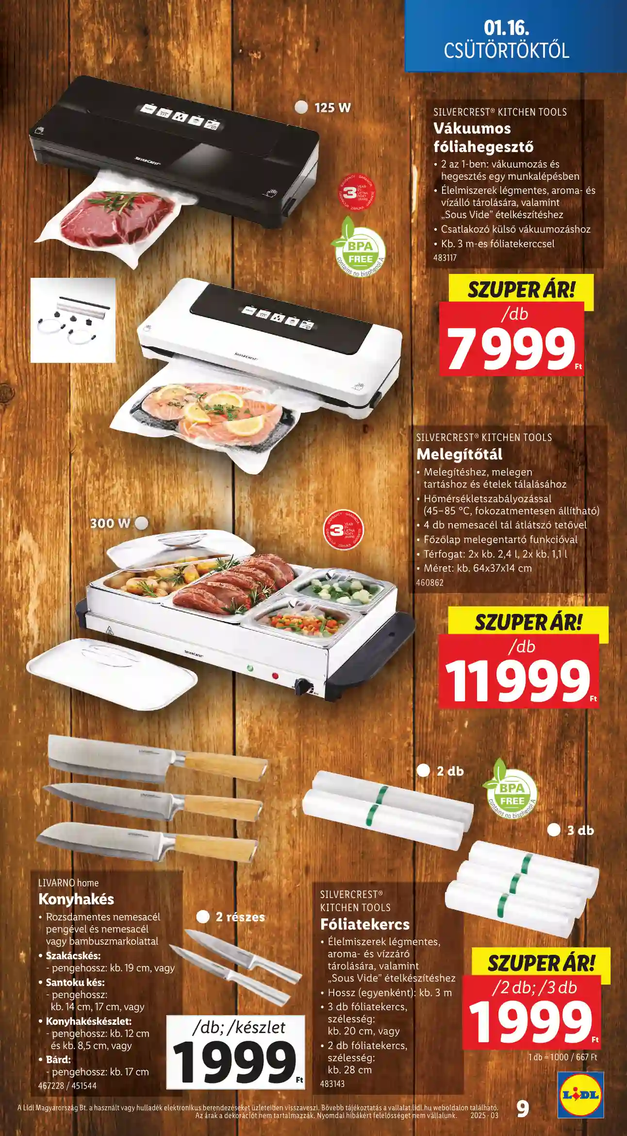 Lidl akciós újság 3. hét (Érvényes 01.16-tól) (65 oldal)