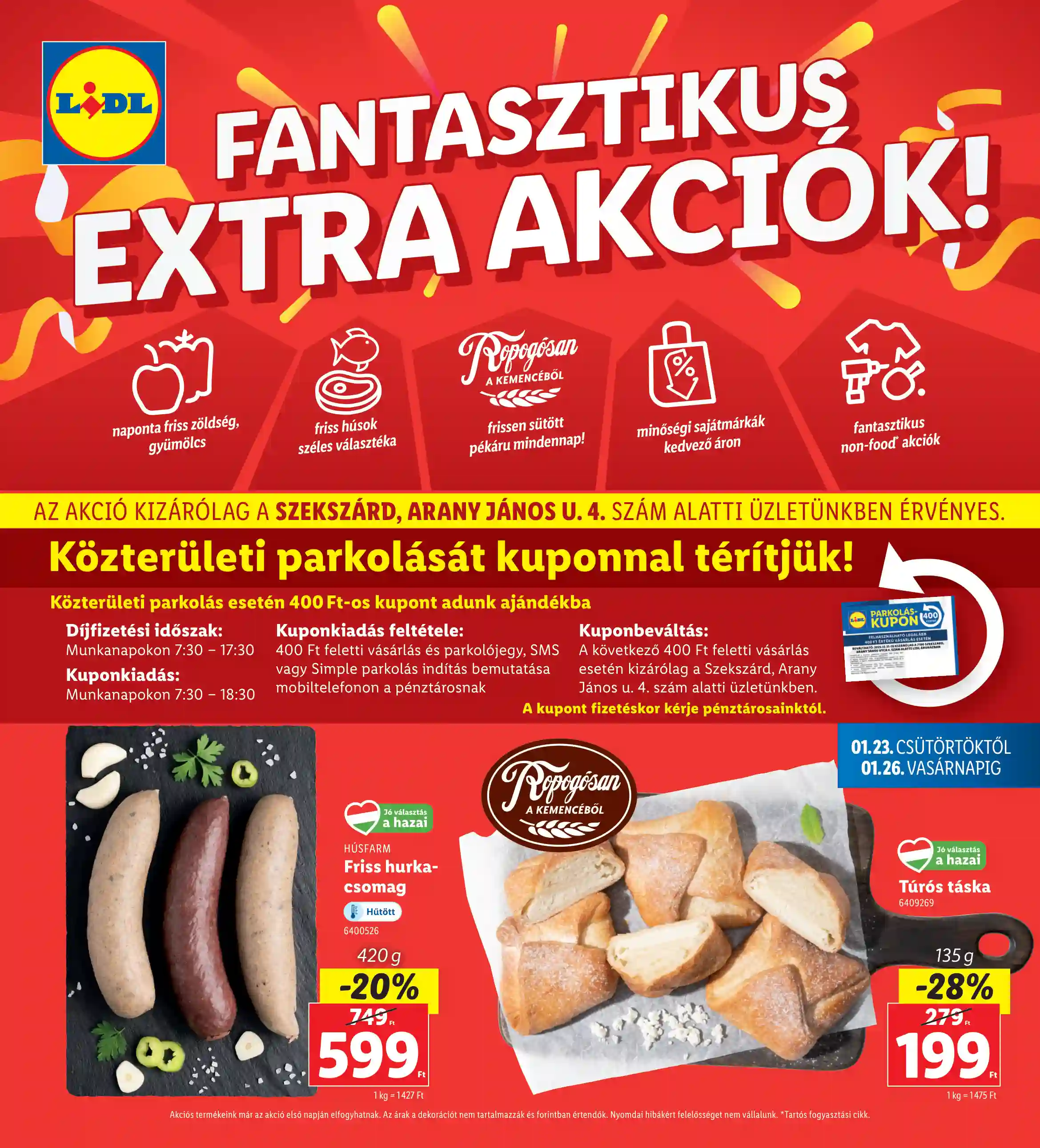 LIDL Regionális akciók – Szekszárd 4.hét