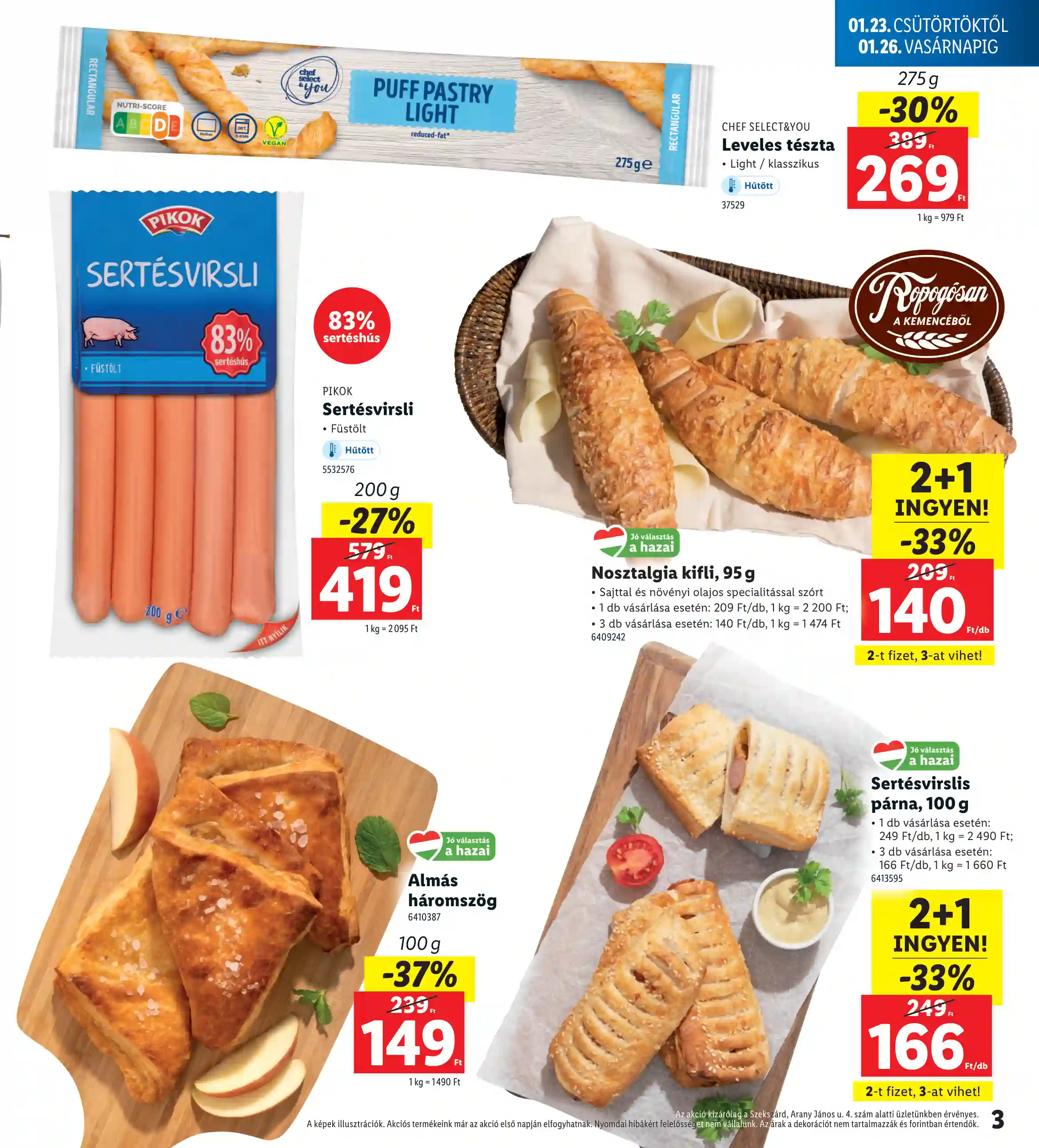 Lidl akciós újság 4. hét (Regionális akciók – Szekszárd) (3 oldal)