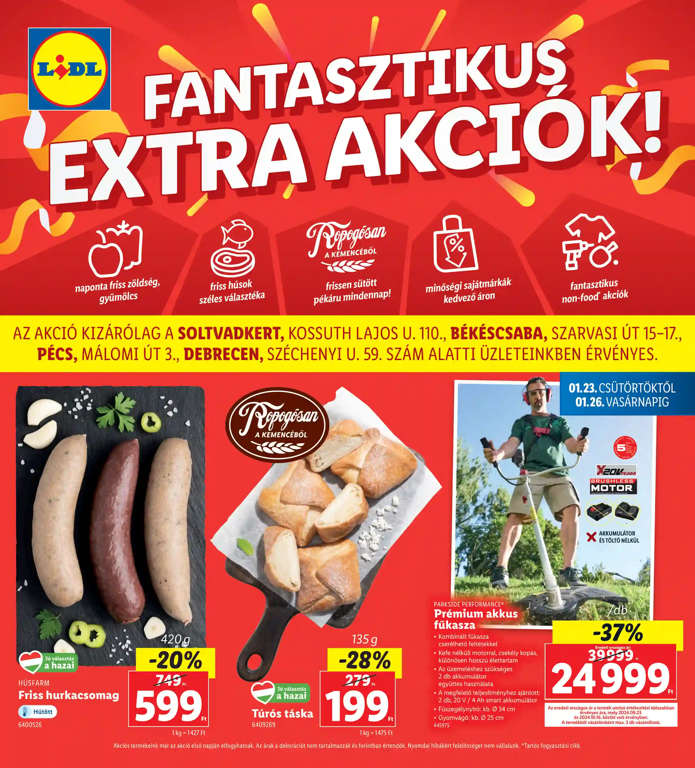 LIDL Regionális akciók 4.hét