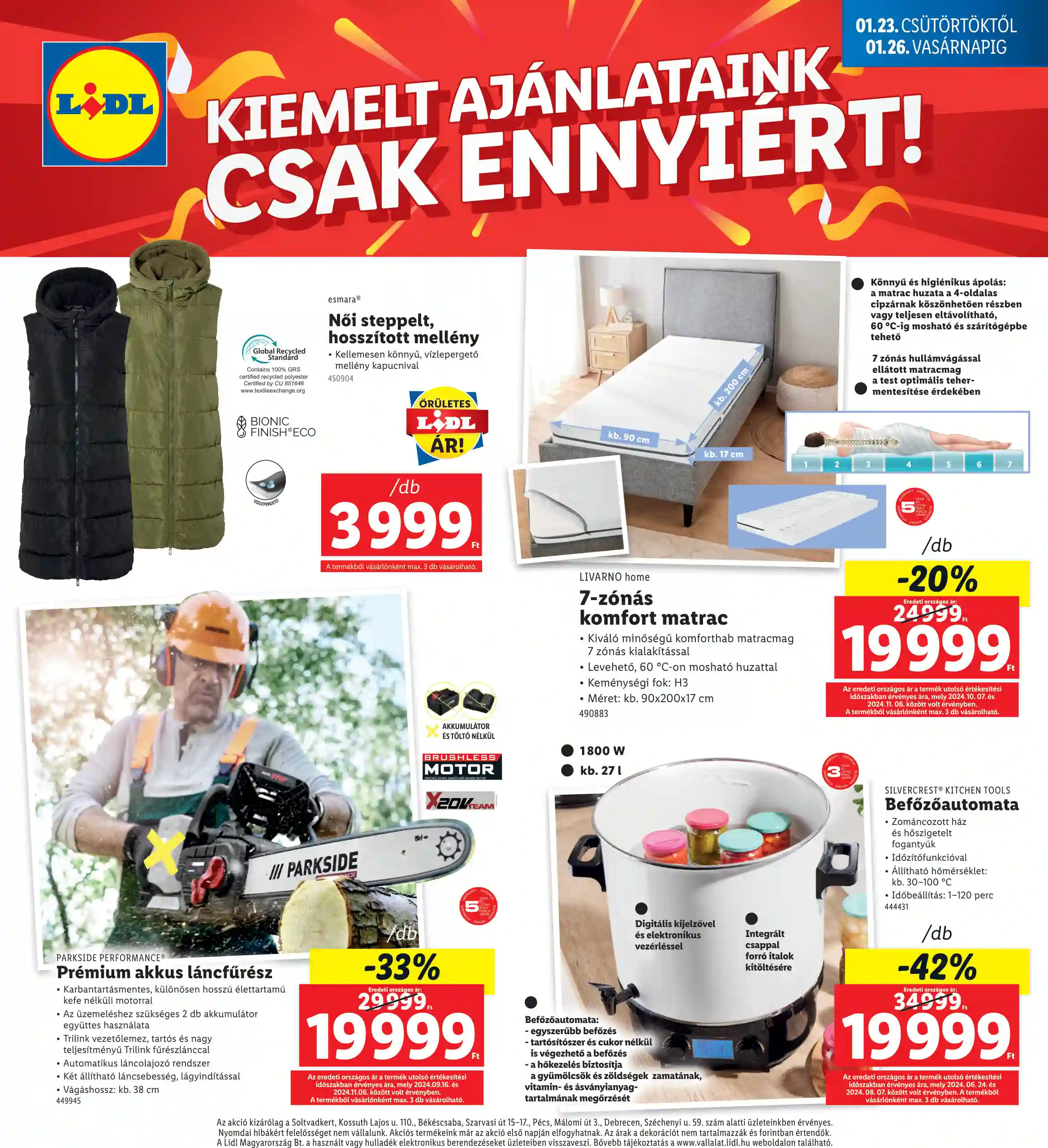 Lidl akciós újság 4. hét (Regionális akciók) (4 oldal)