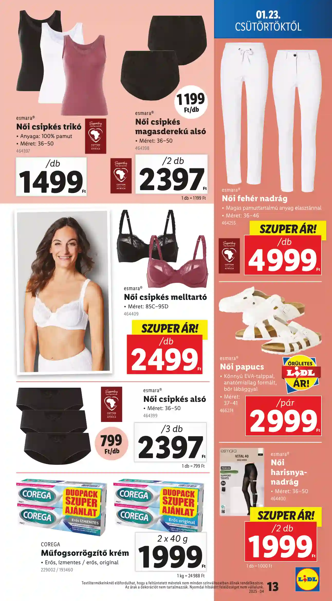 Lidl akciós újság 4. hét (Érvényes 01.23-tól) (5 oldal)