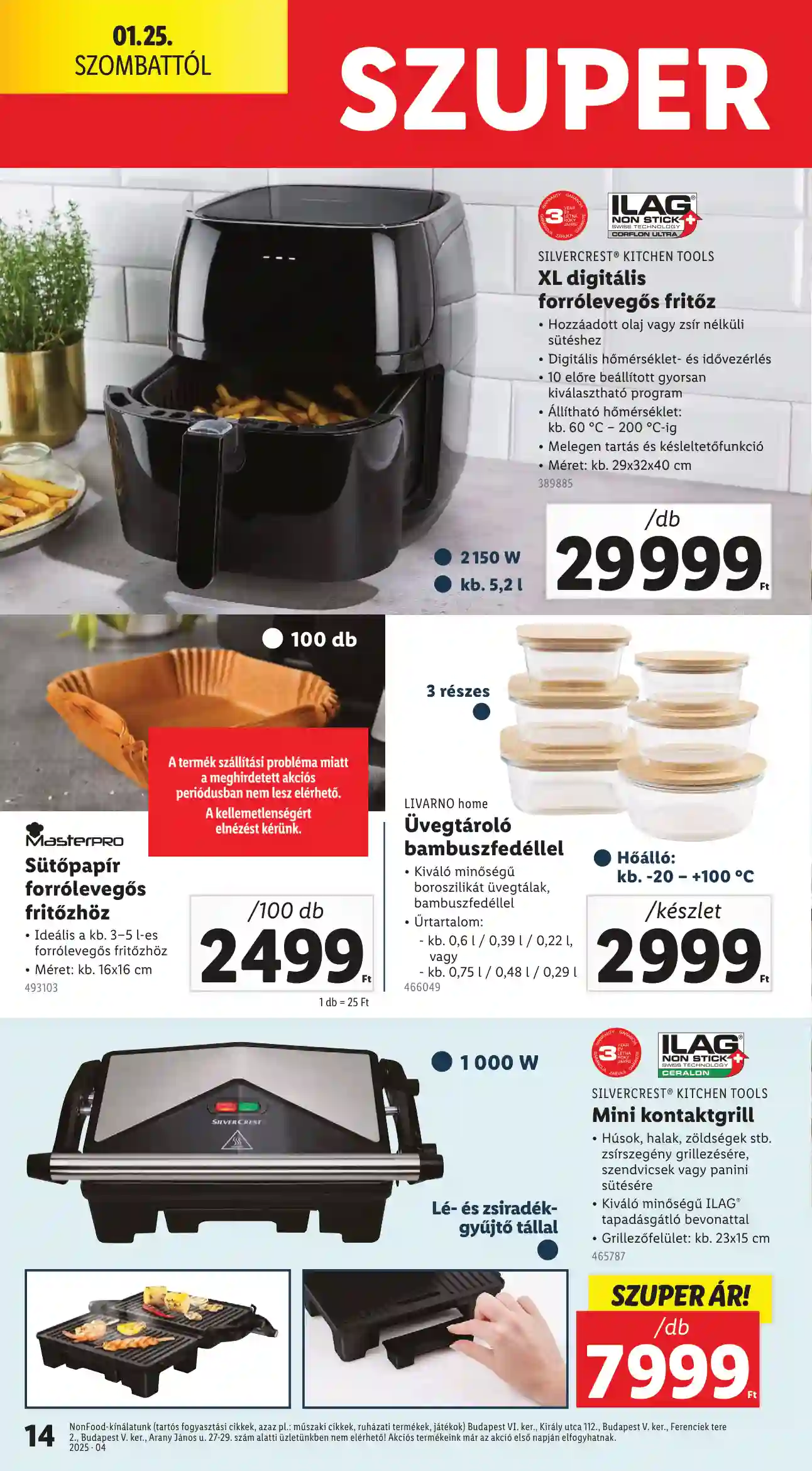 Lidl akciós újság 4. hét (Érvényes 01.23-tól) (6 oldal)