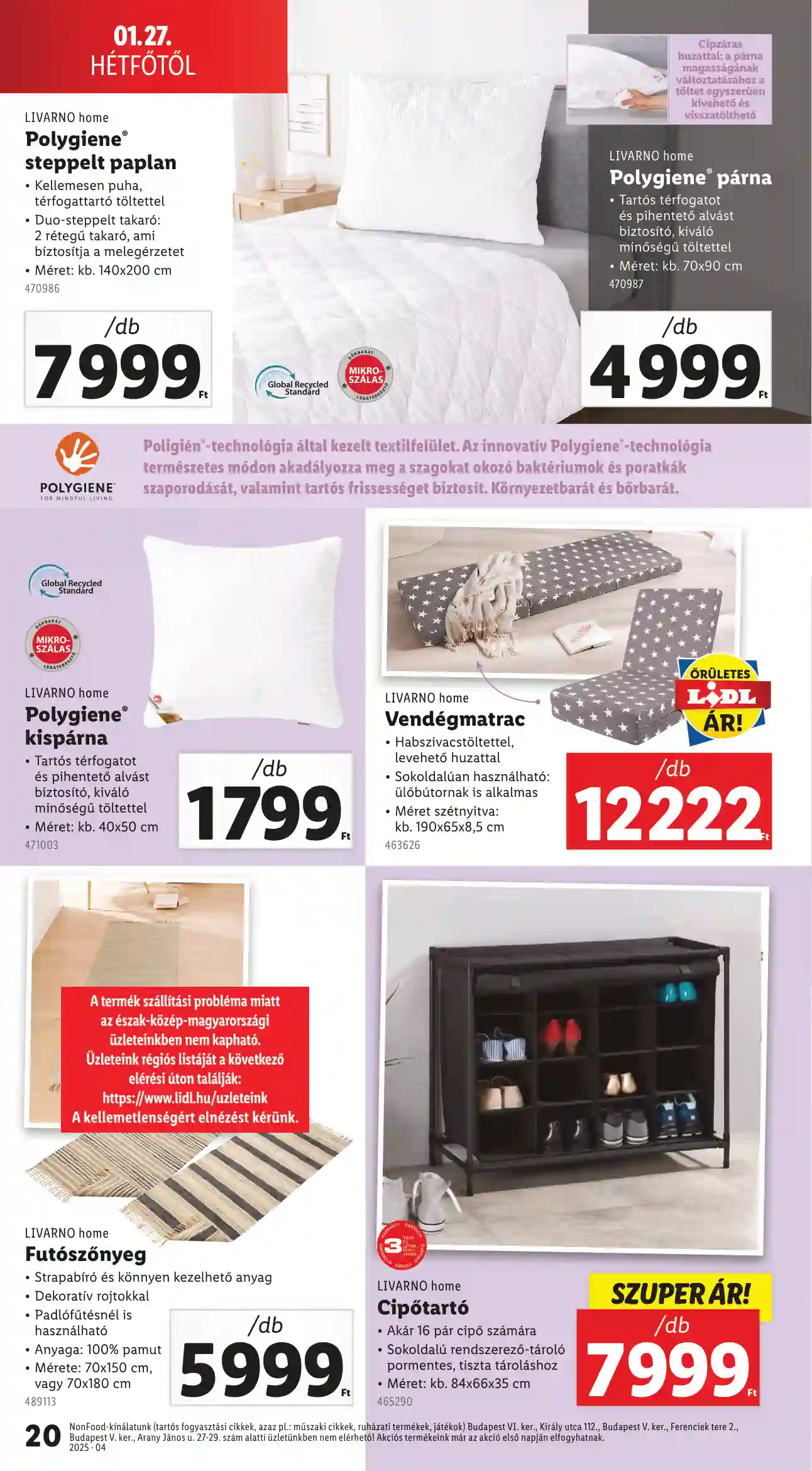 Lidl akciós újság 4. hét (Érvényes 01.23-tól) (12 oldal)