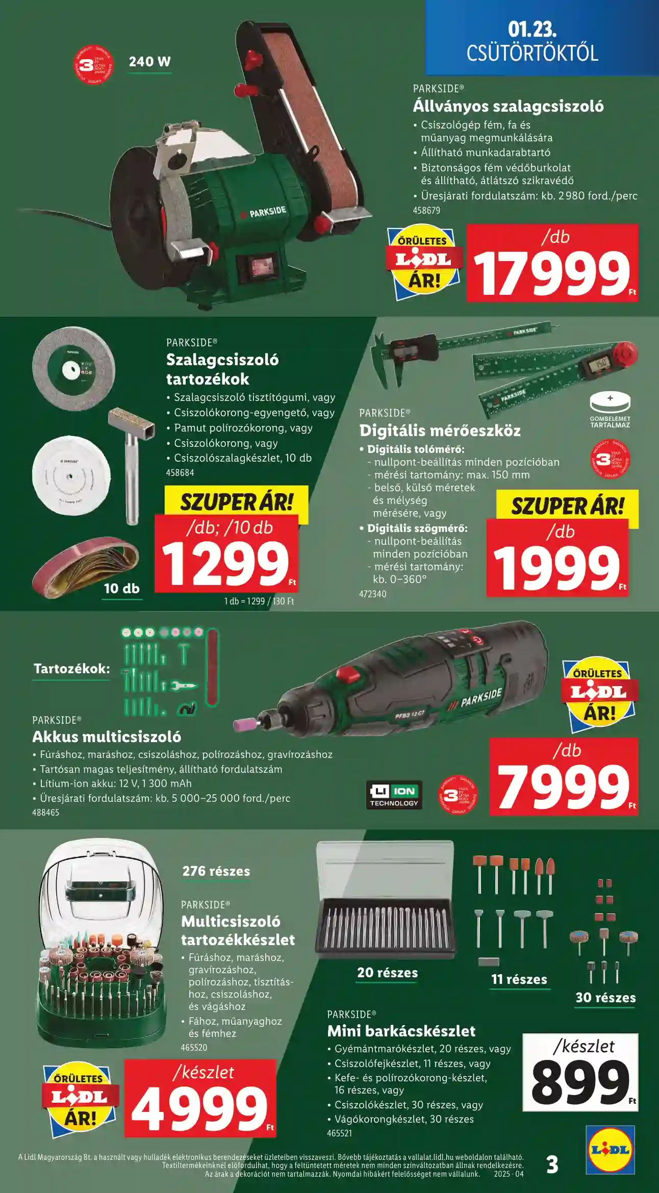 Lidl akciós újság 4. hét (Érvényes 01.23-tól) (13 oldal)