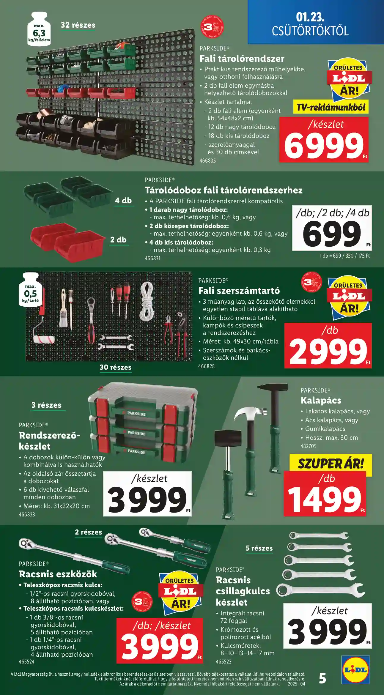 Lidl akciós újság 4. hét (Érvényes 01.23-tól) (18 oldal)
