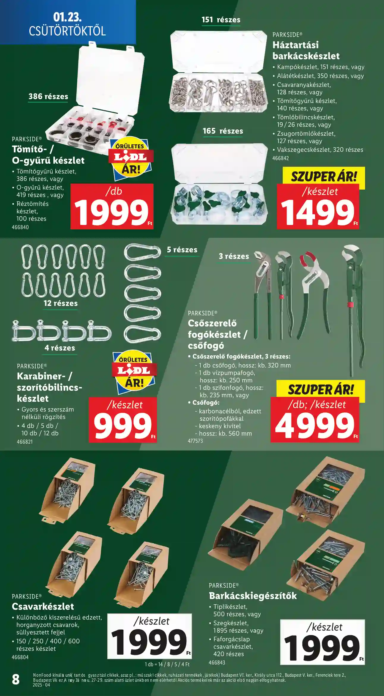 Lidl akciós újság 4. hét (Érvényes 01.23-tól) (21 oldal)